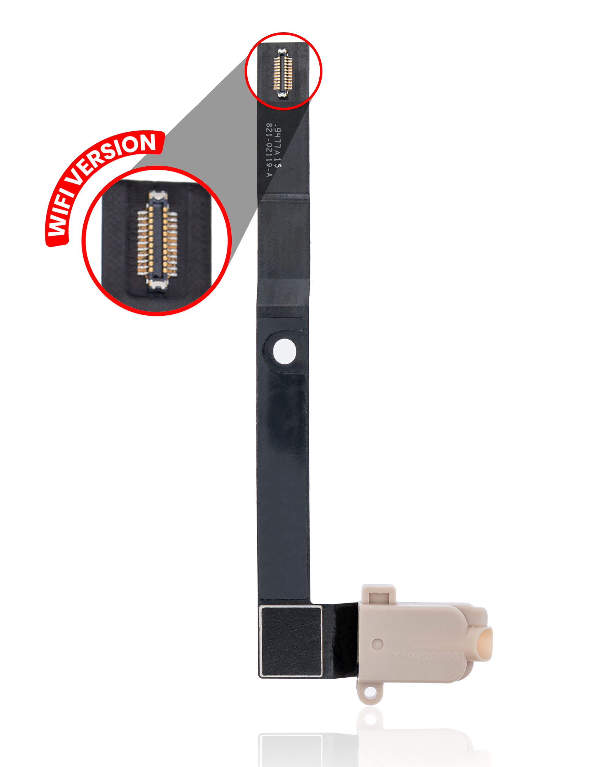 Kopfhöreranschluss mit Flex-Kabel für iPad Mini 5 (Rose Gold) (nur WLAN)