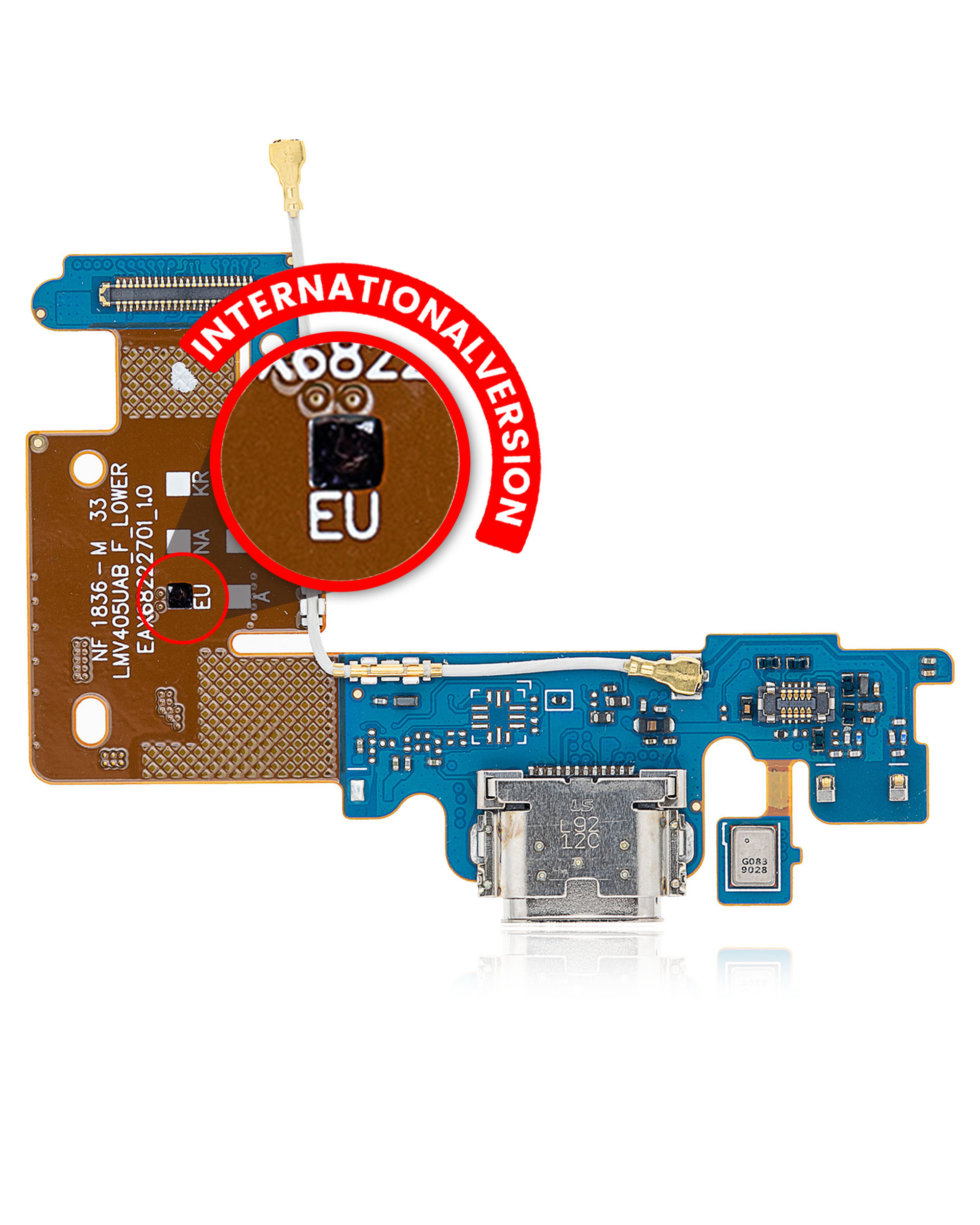 Charging Port Flex Cable for LG V40 ThinQ (International Version)