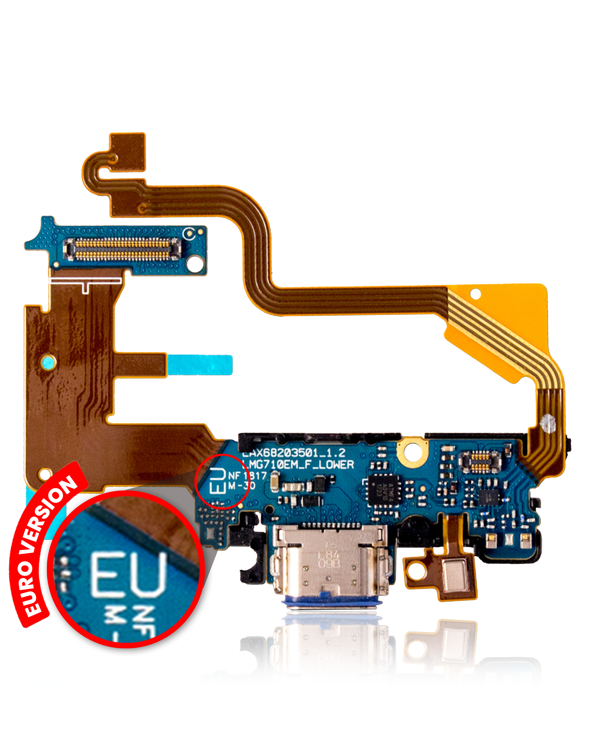 Ladebuchse-Flexkabel für LG G7 ThinQ (Euro Version / LMG710EM / Version 1.2)