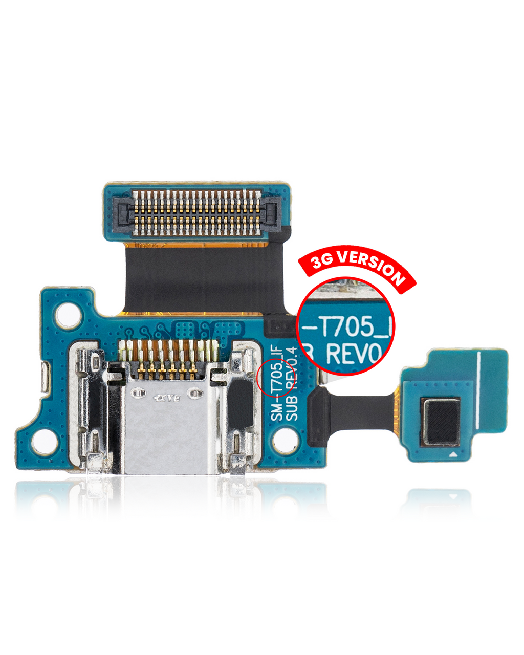 Charging Port Flex Cable for Samsung Galaxy Tab S 8.4" (T705/2014) (3G Version) (Premium)