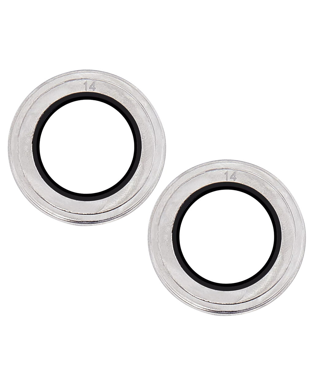 Casper Camera Lens Protector for iPhone 14 / 14 Plus (Silver) (Clear)