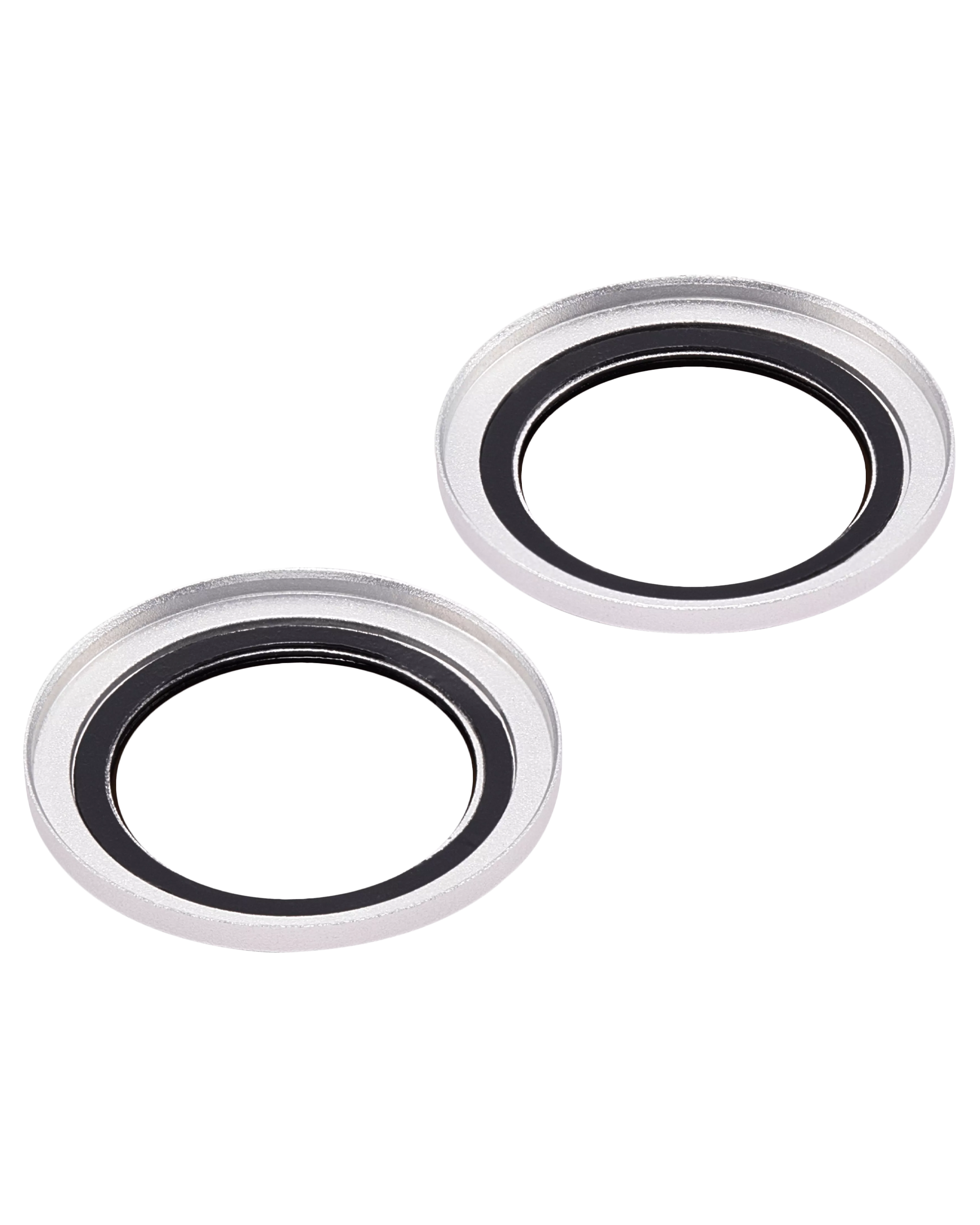 Casper Camera Lens Protector for iPhone 13 / 13 Mini (Silver, Transparent)