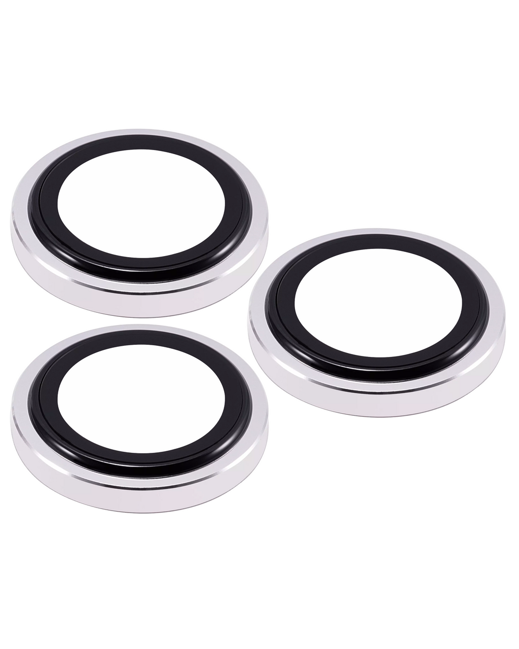 Casper Camera Lens Protector for iPhone 14 Pro / iPhone 14 Pro Max (Silver) (Clear)
