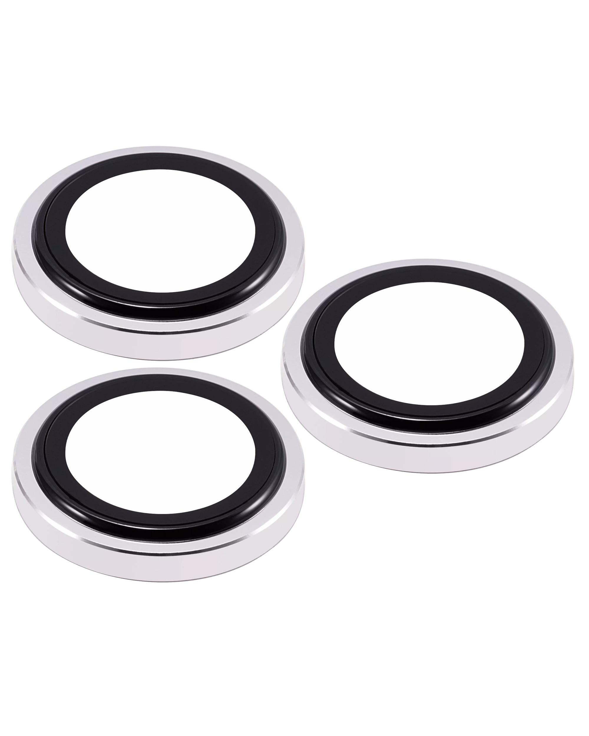 Casper Camera Lens Protector for iPhone 14 Pro / iPhone 14 Pro Max (Silver) (Clear)
