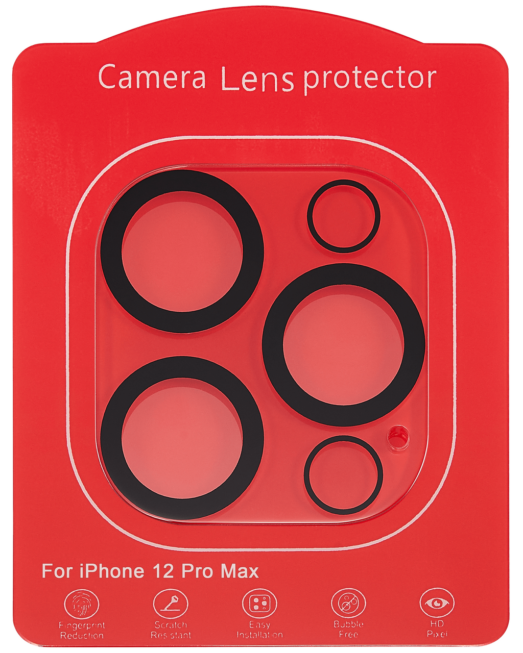 Casper Kamera-Objektivschutz für iPhone 12 Pro Max (Crystal Full Cover)