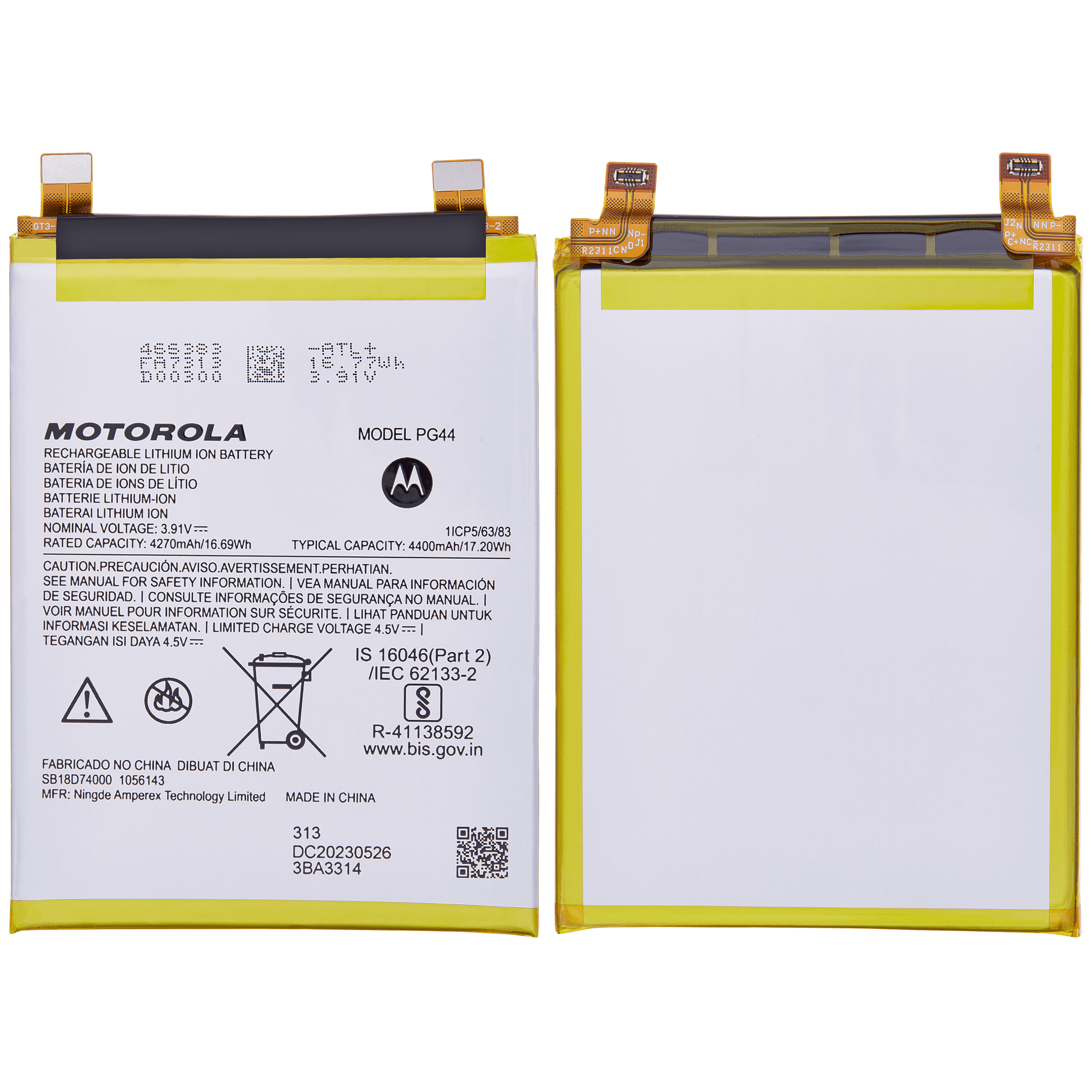 Replacement Battery for Motorola Moto Edge (XT2305 / 2023) (PG44) Original OEM