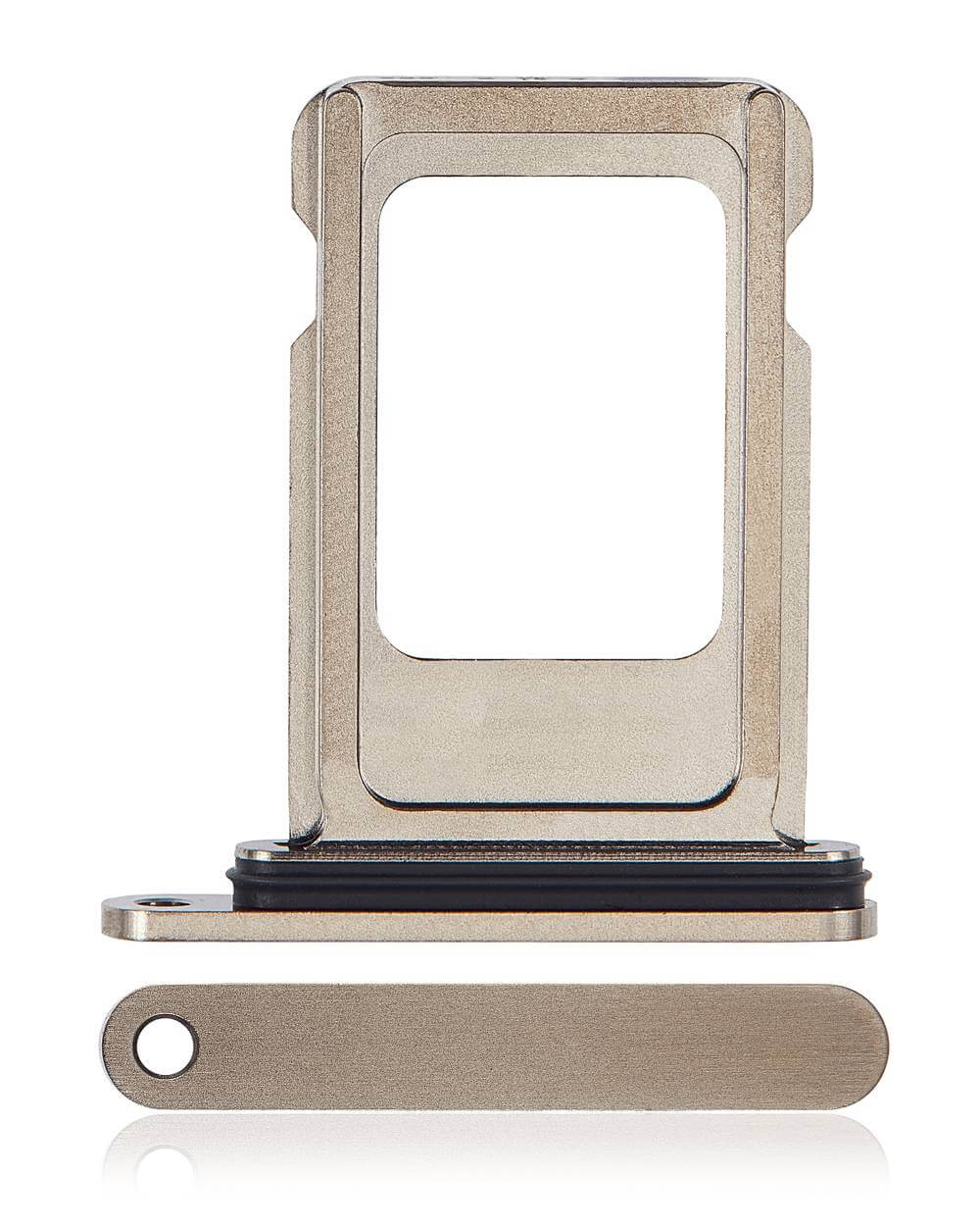 Single SIM Card Holder for iPhone 15 Pro / 15 Pro Max (Natural Titanium)