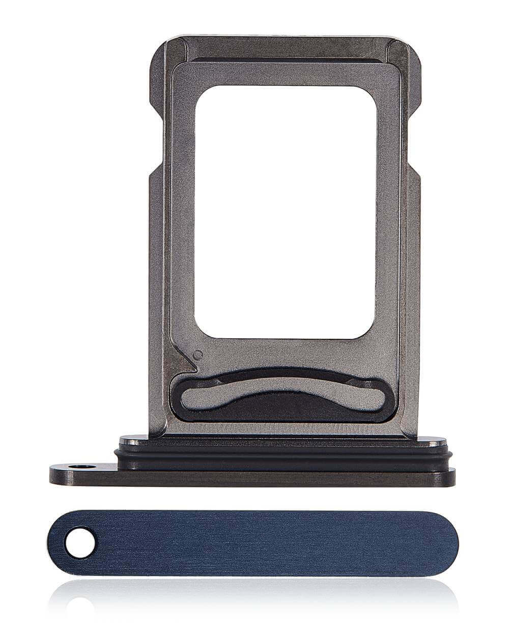 Dual SIM Card Tray for iPhone 15 Pro / 15 Pro Max (Blue Titanium)