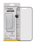Casper Pro Edge Gehärtetes Glas für iPhone 15 Pro (Retail Pack) (Clear)