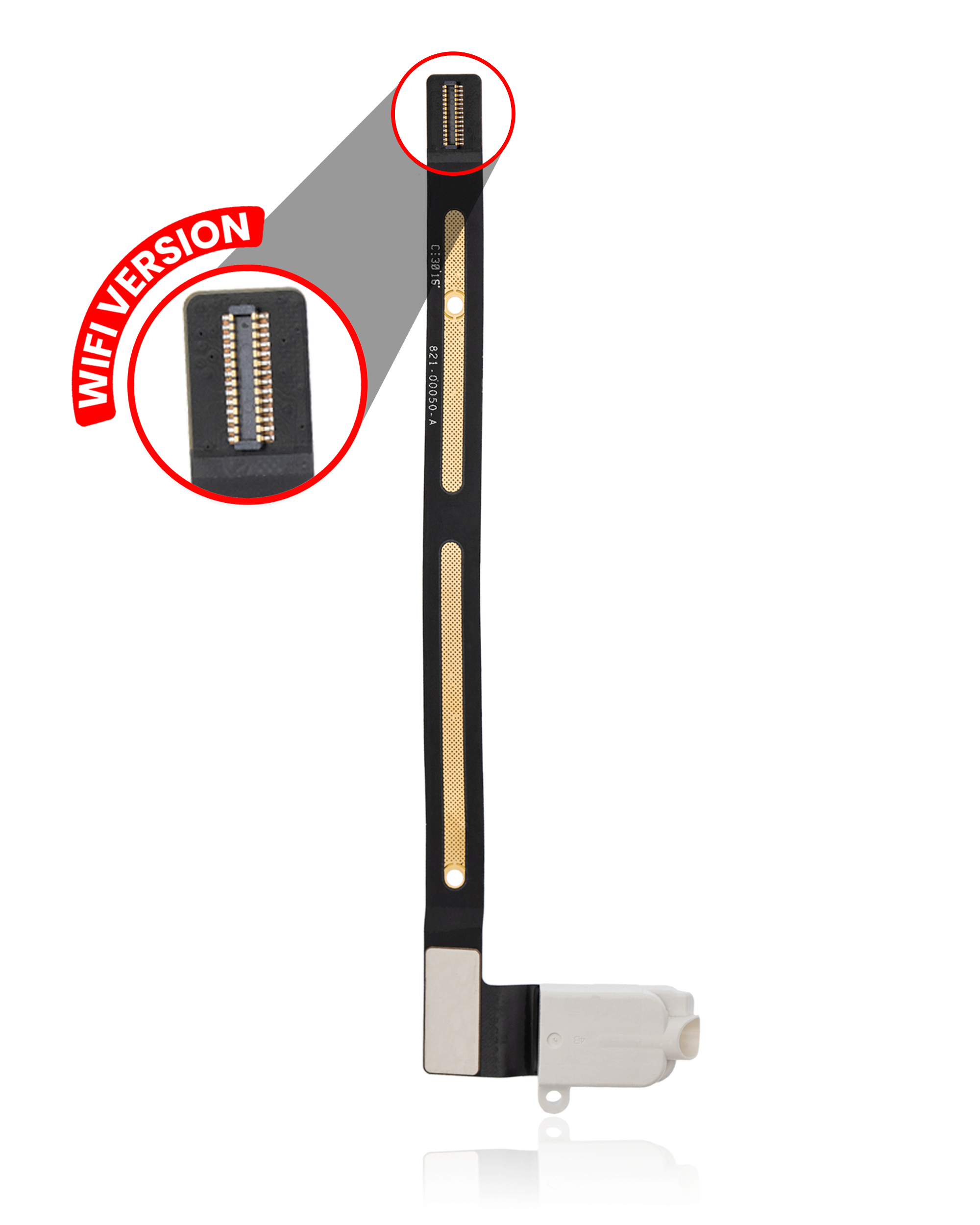 Kopfhöreranschluss-Flexkabel für iPad Air 2 (WiFi Only) (Weiß)