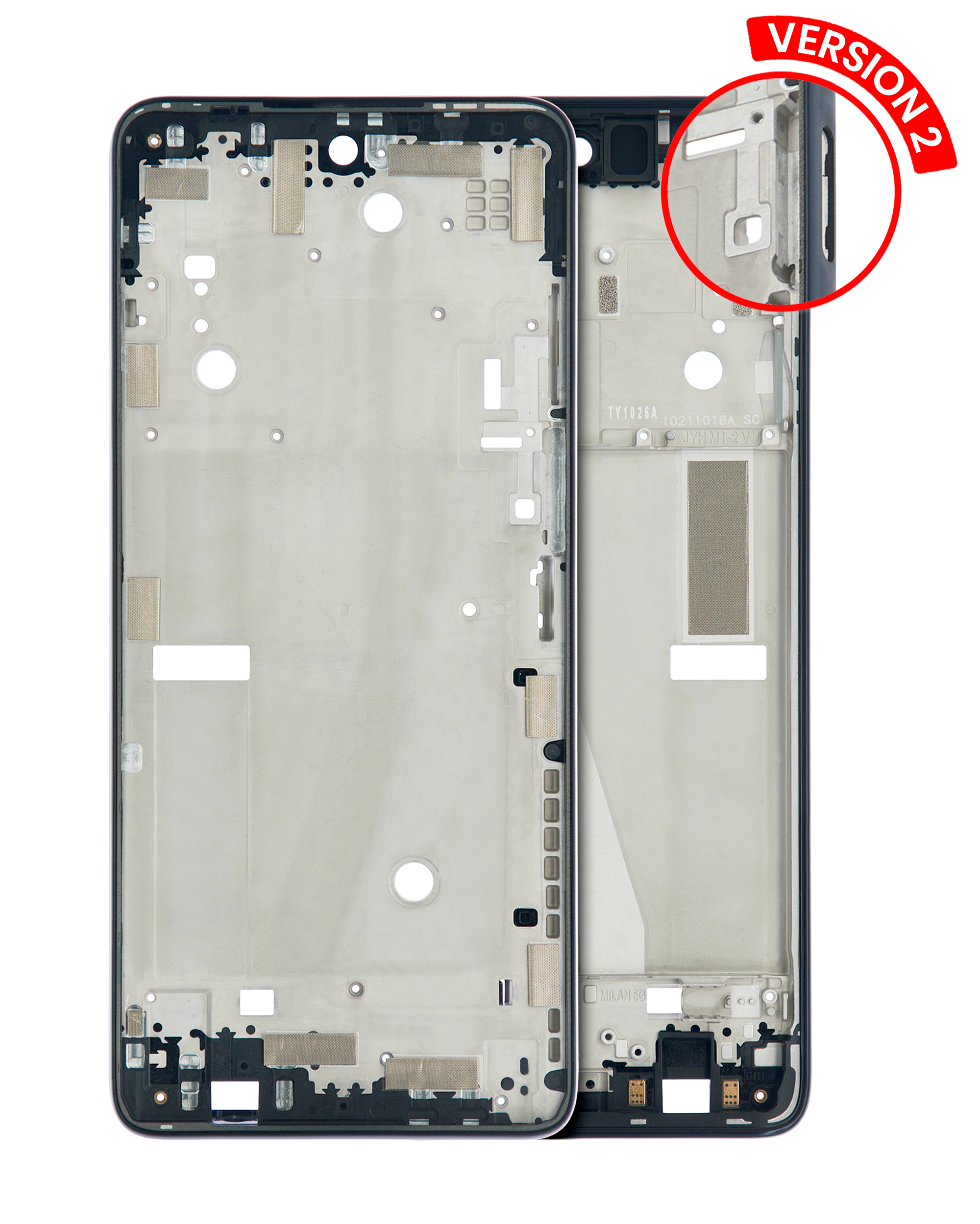 Midframe/Rahmen für Motorola Moto G Stylus 5G (XT2215 / 2022) – Steel Blue