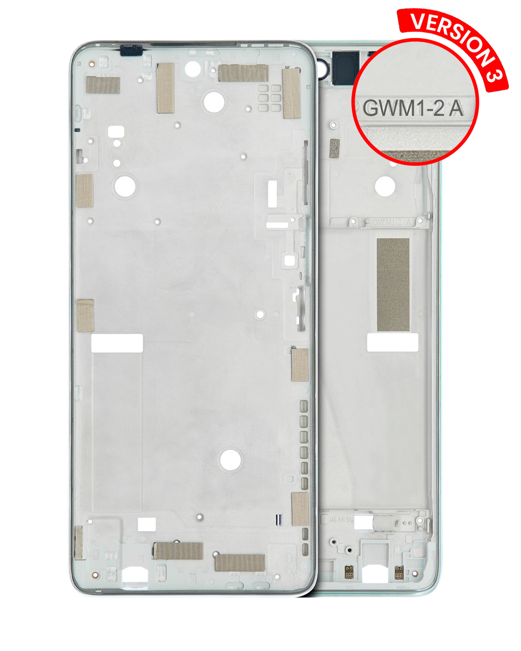 Midframe/Bezel for Motorola Moto G Stylus 5G (XT2215 / 2022) (Seafoam Green)