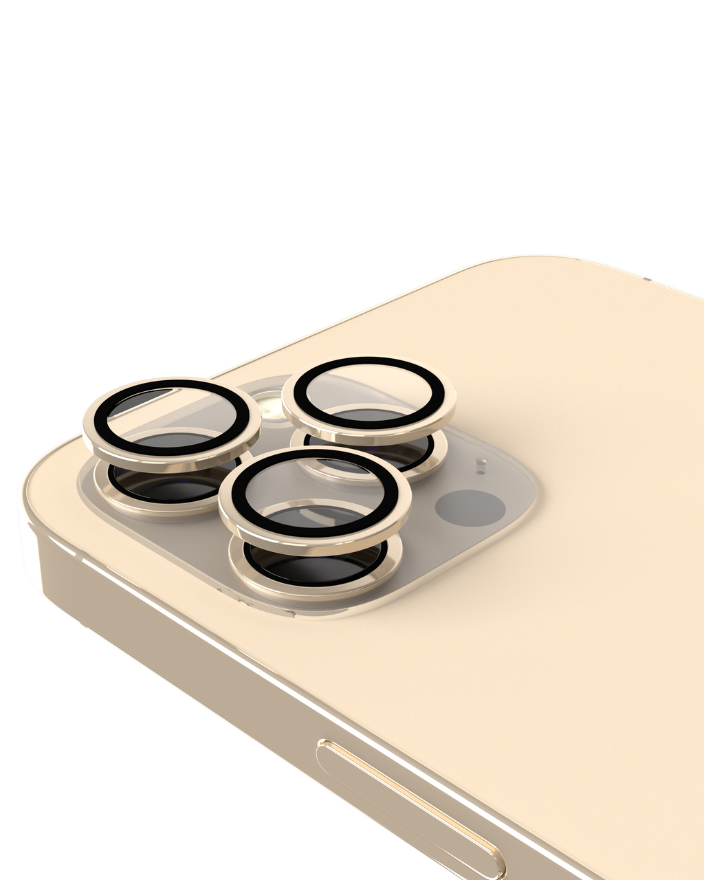 Casper Camera Lens Protector for iPhone 13 Pro / 13 Pro Max (Gold) (Clear)