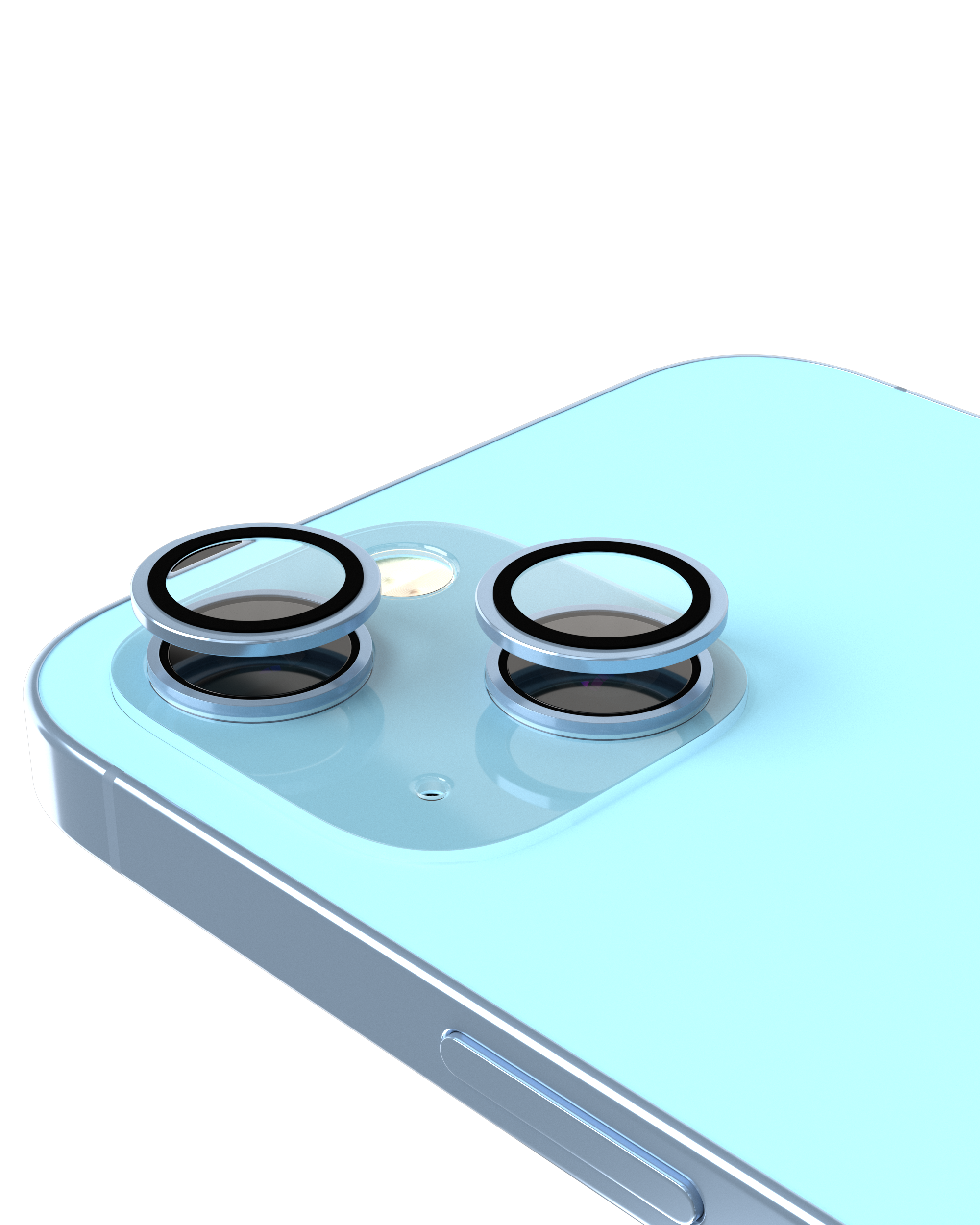 Casper Kameralinsenschutz für iPhone 14 / 14 Plus (Blau, Klar)