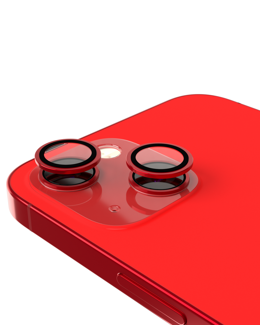 Casper Camera Lens Protector for iPhone 14 / 14 Plus (Red) (Clear)