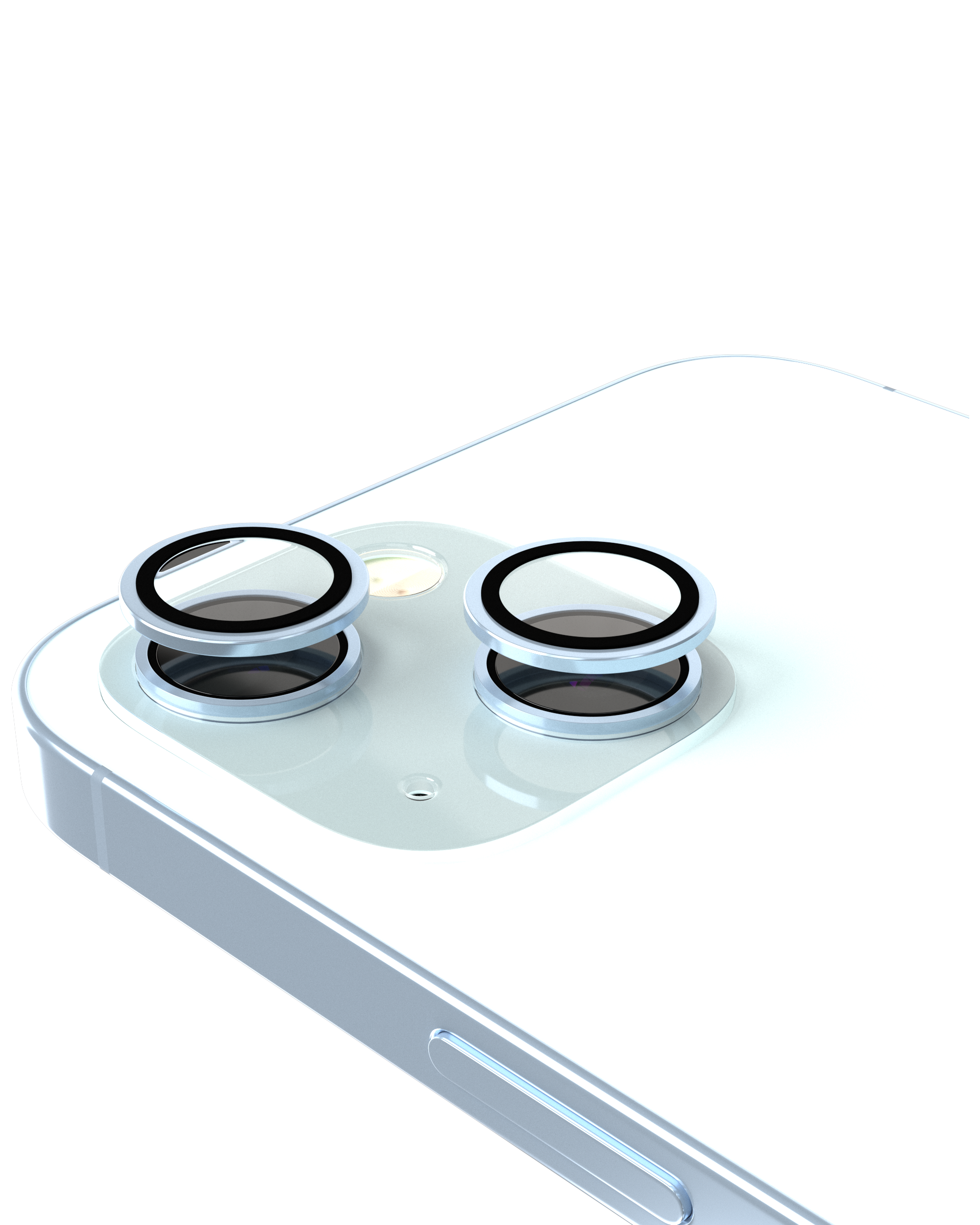 Casper Camera Lens Protector for iPhone 15 / 15 Plus (Blue) (Clear)