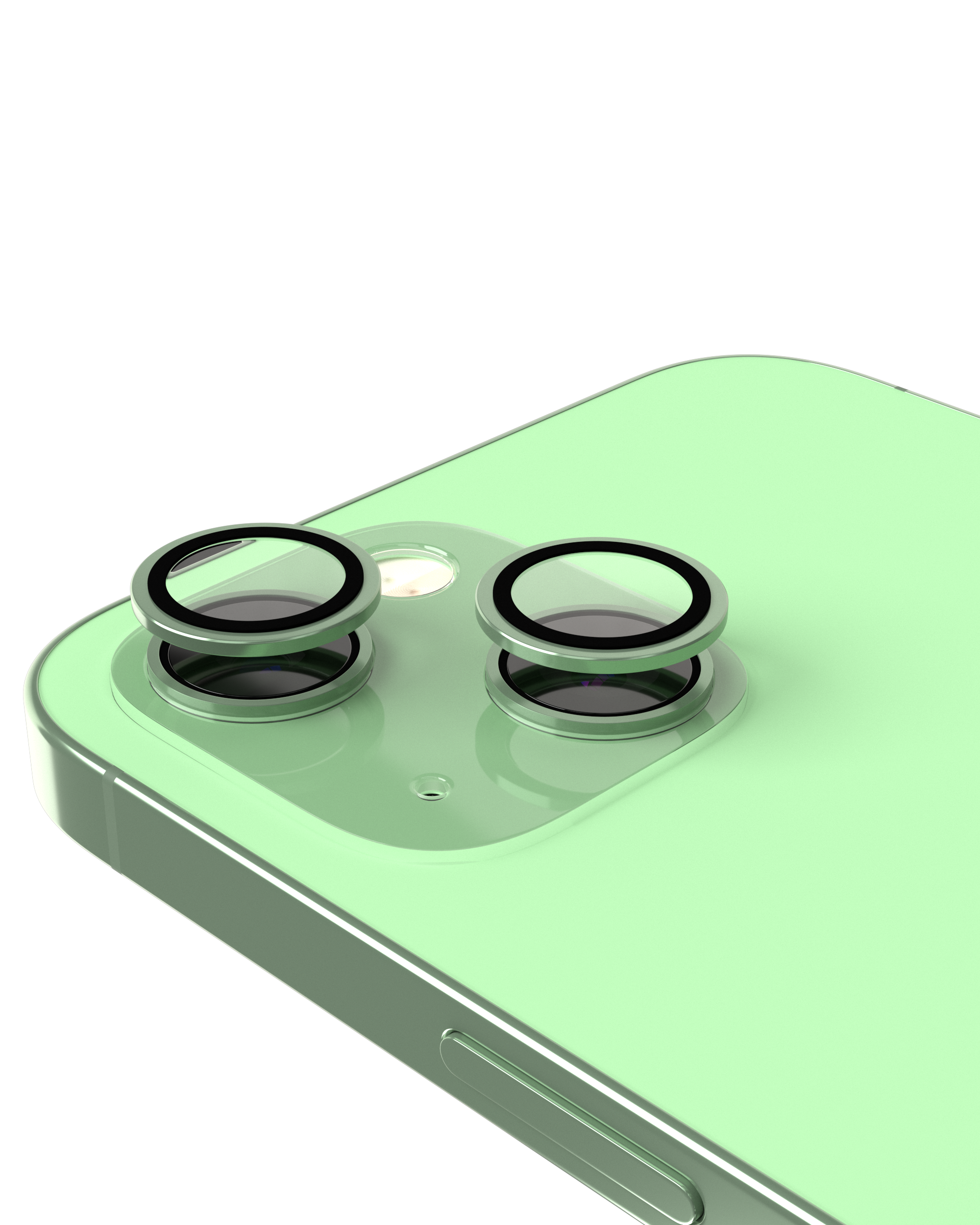 Casper Camera Lens Protector for iPhone 15 / 15 Plus (Green) (Transparent)