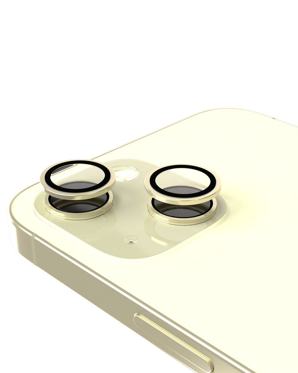 Casper Kamera-Linsen-Schutz für iPhone 15 / 15 Plus (Gelb) (Clear)
