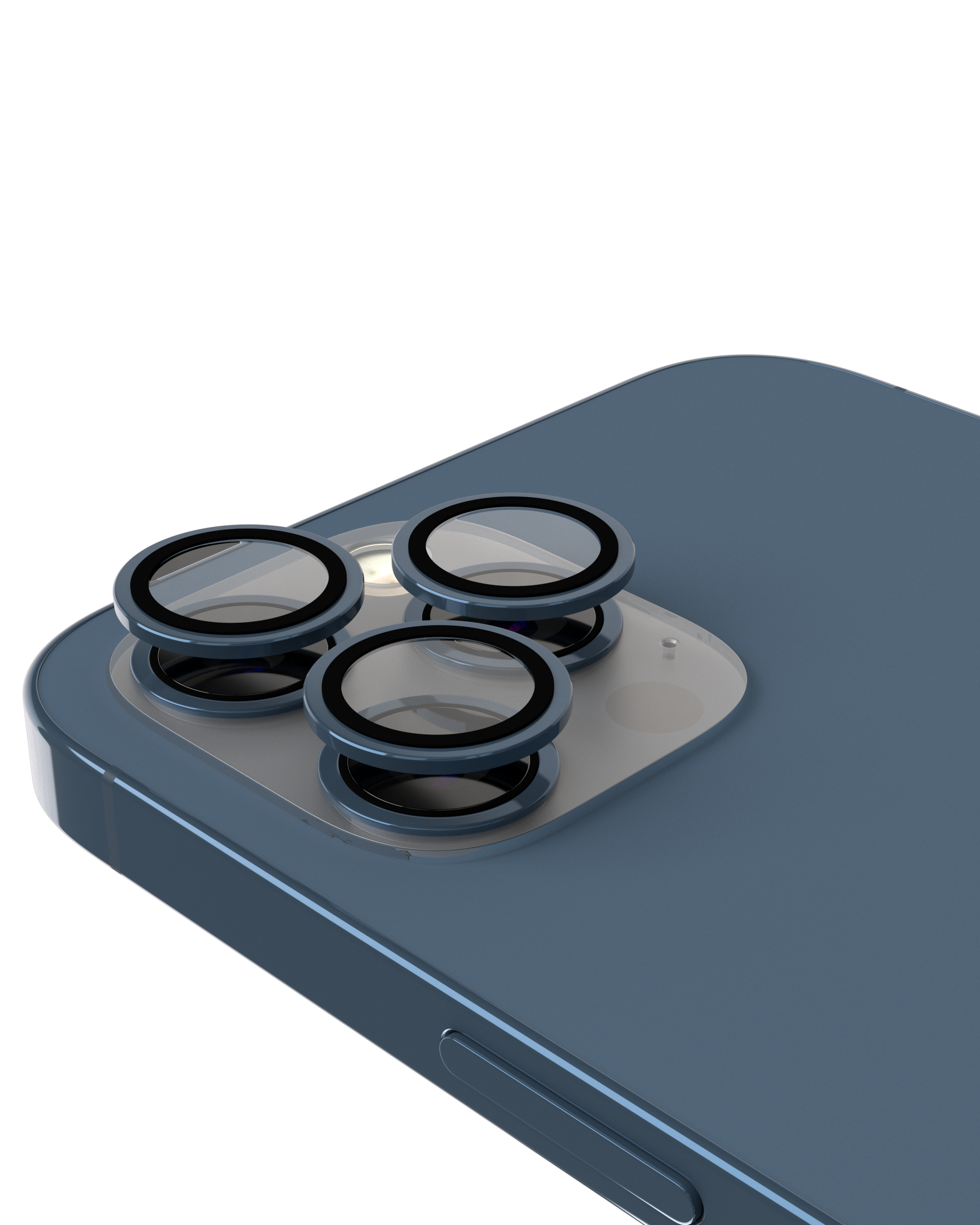 Casper Camera Lens Protector for iPhone 15 Pro / 15 Pro Max (Blue Titanium) (Clear)