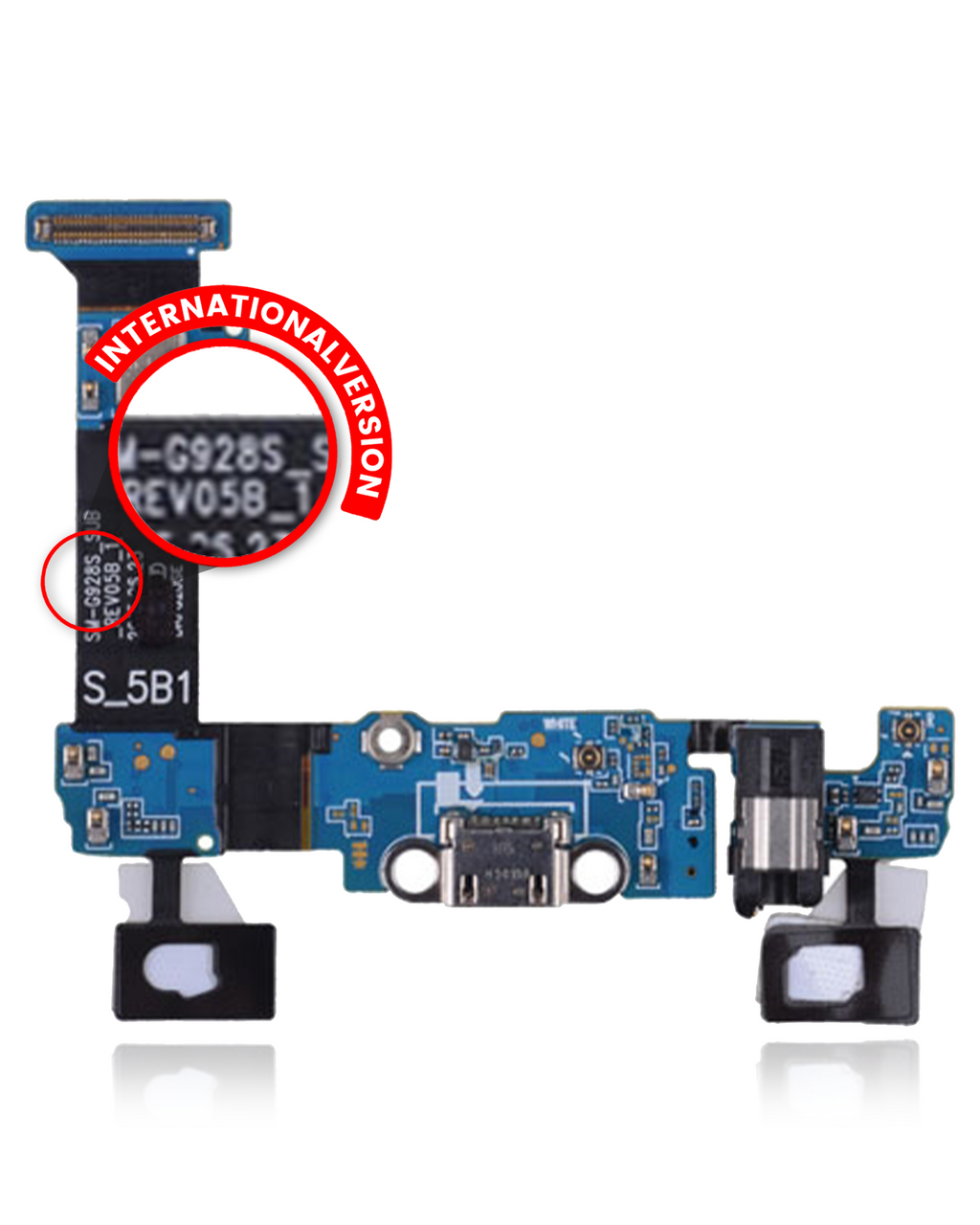 Charging Port Flex Cable for Samsung Galaxy S6 Edge Plus (G928S / K / L) (International Version)