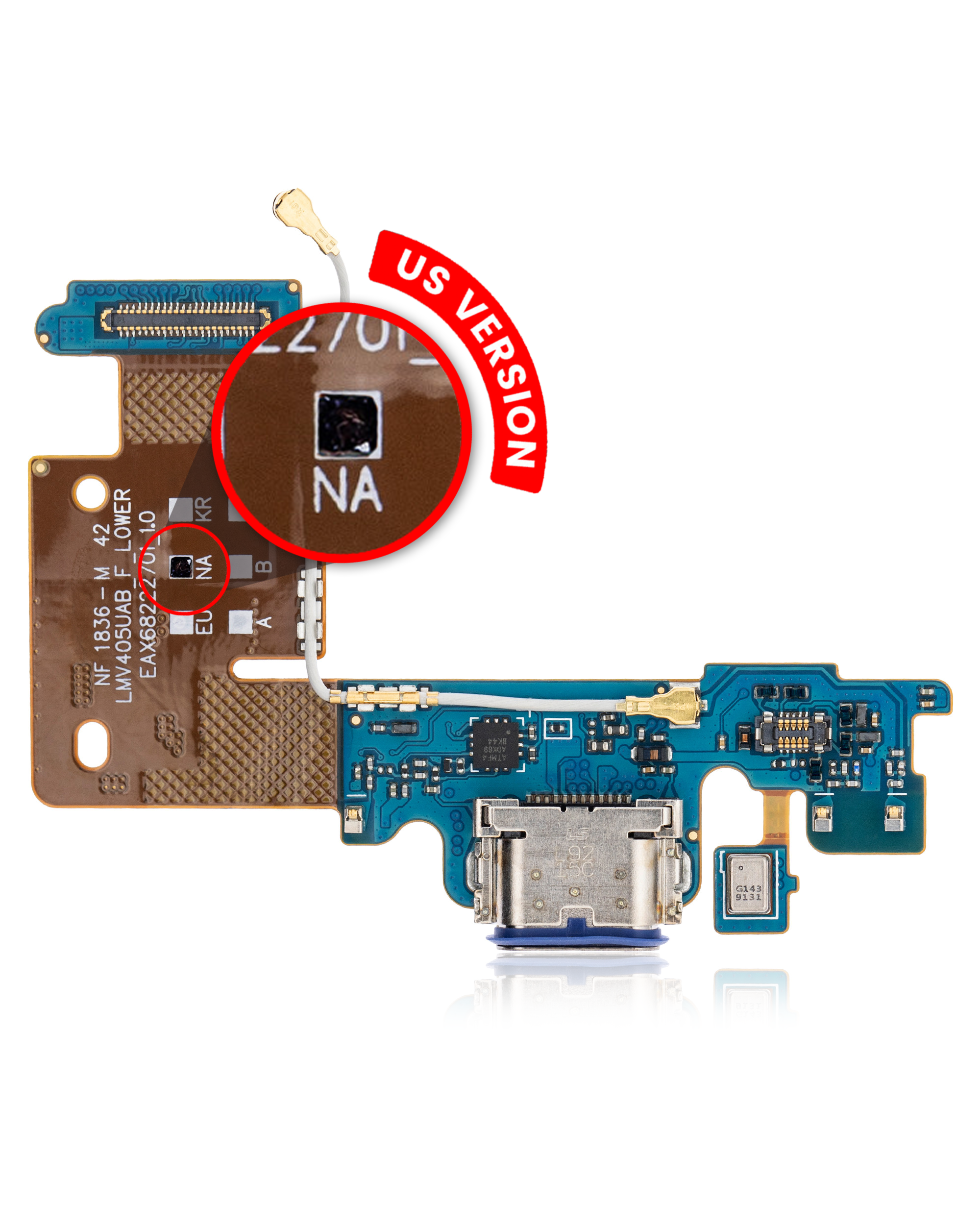 Charging Port Flex Cable for LG V40 ThinQ (US Version)