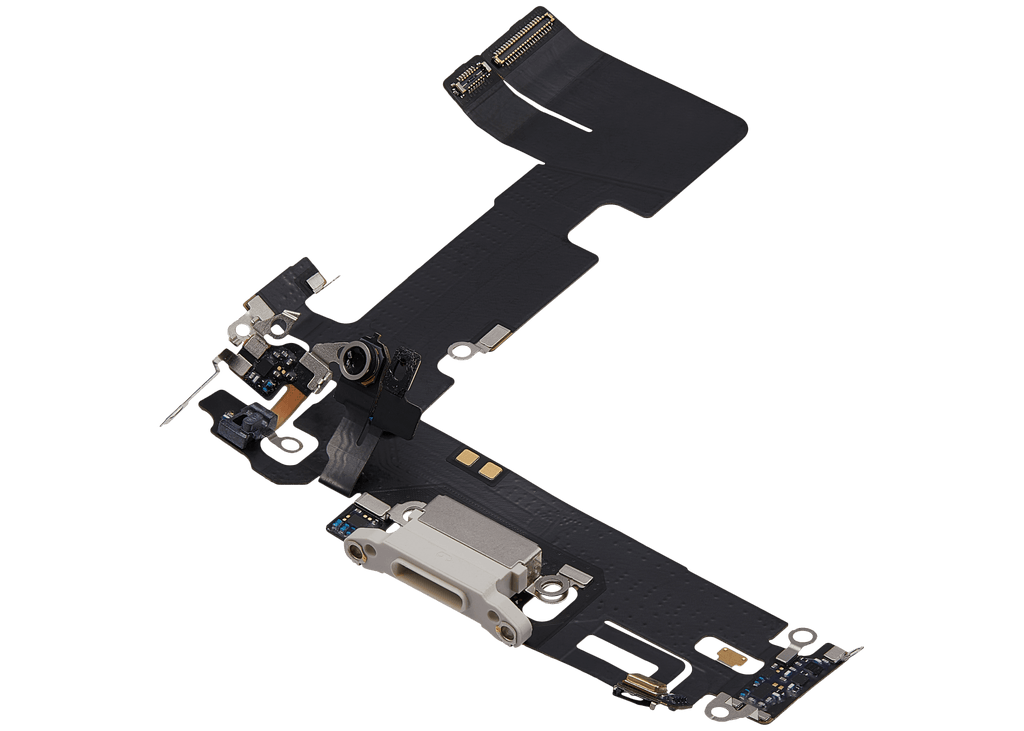 Charging Port Flex Cable for iPhone 13 (Used OEM Part, Starlight)
