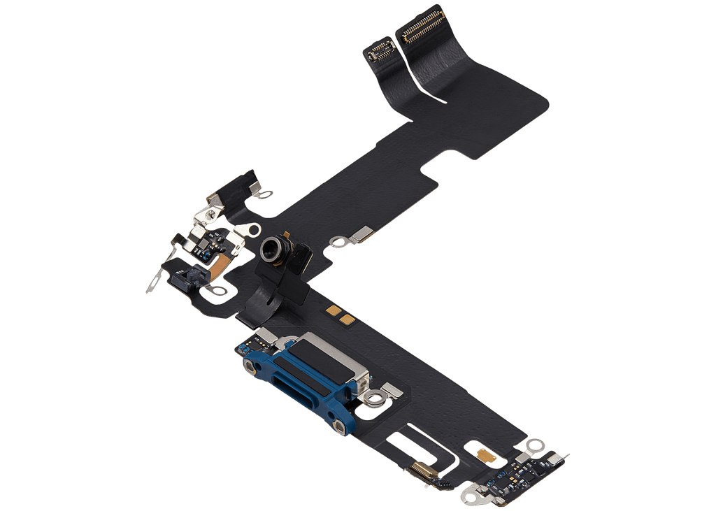Ladebuchse-Flexkabel für iPhone 13 (gebrauchter OEM-Ausbau) (Blau)