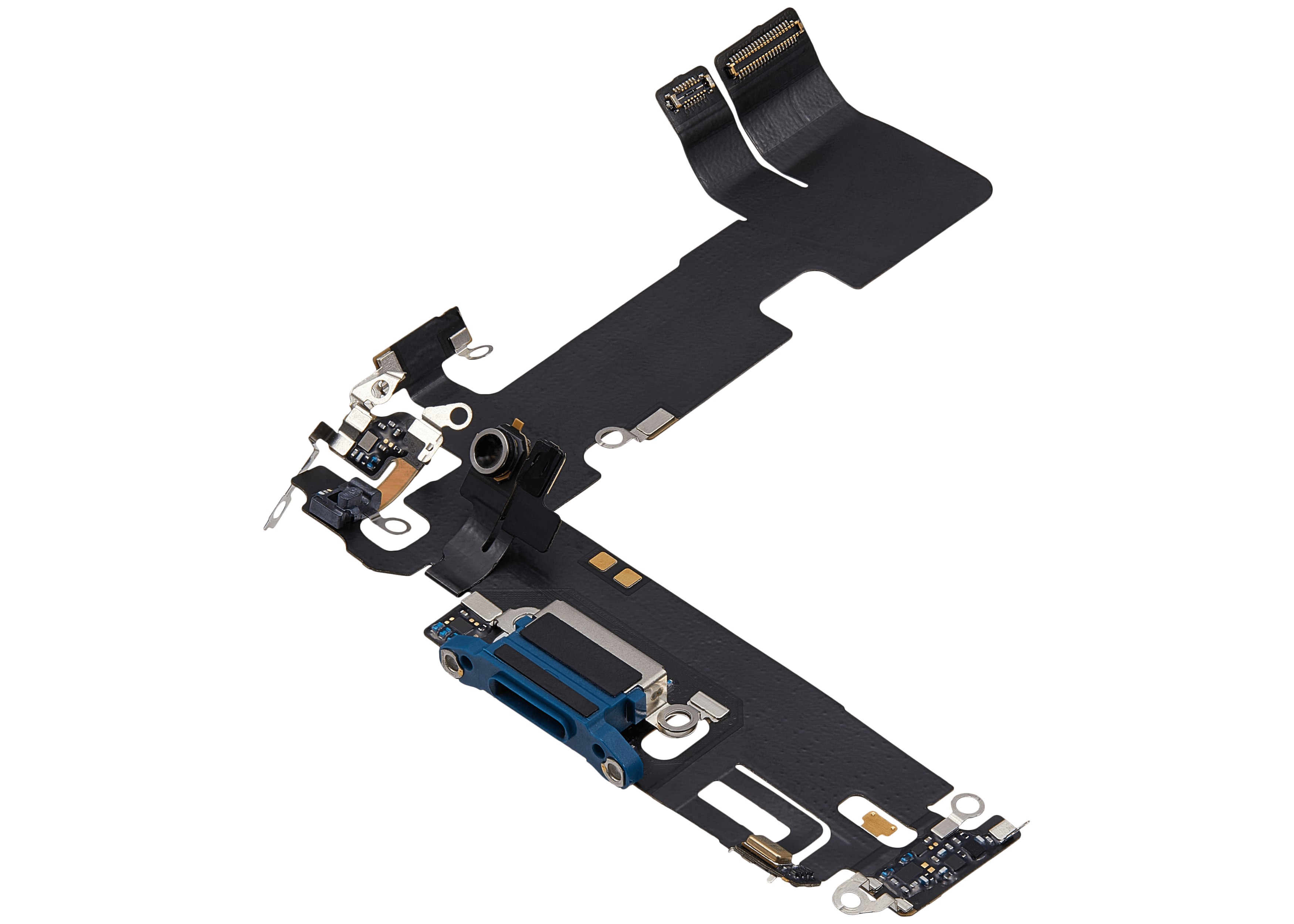 Ladebuchse-Flexkabel für iPhone 13 (gebrauchter OEM-Ausbau) (Blau)
