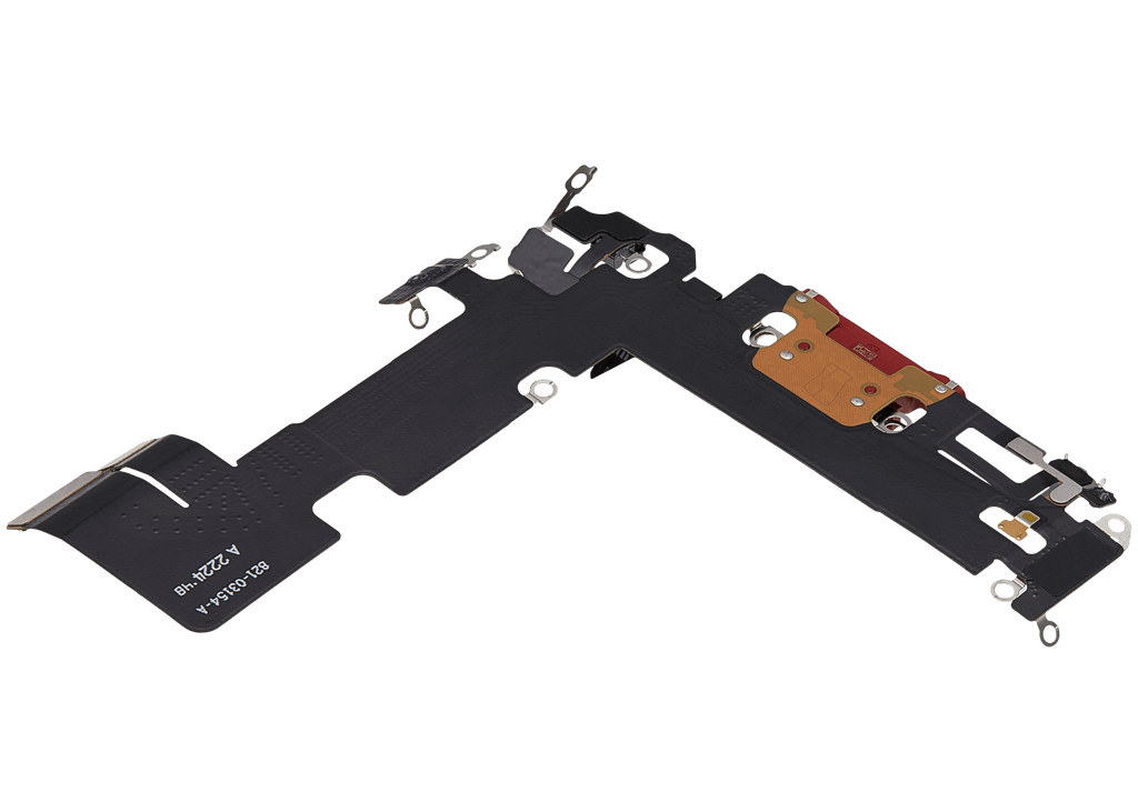 Charging Port Flex Cable for iPhone 13 (Used OEM Pull) (Red)