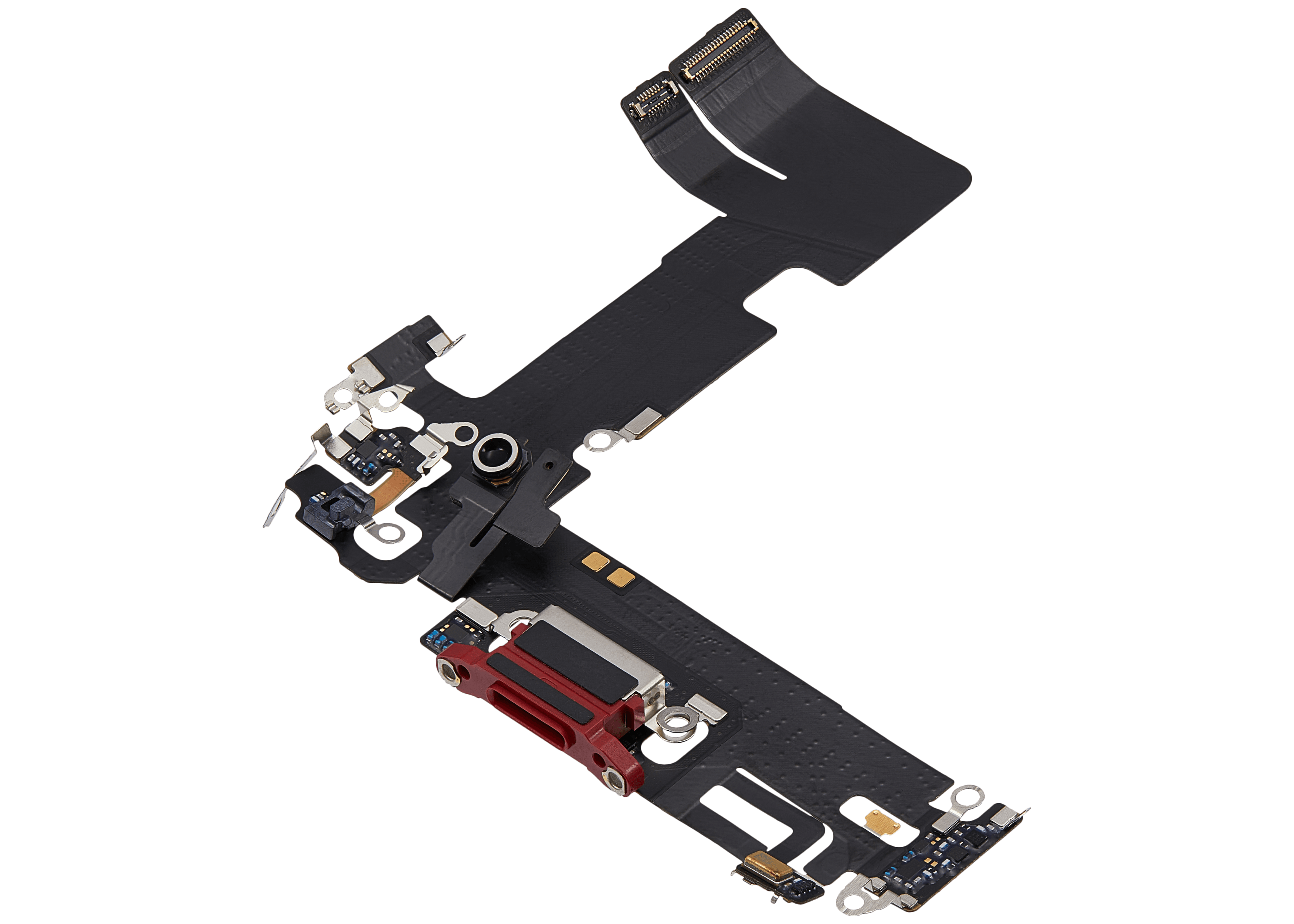 Charging Port Flex Cable for iPhone 13 (Used OEM Pull) (Red)