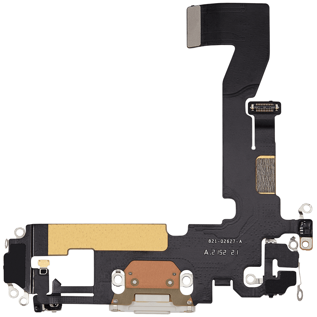 Ladebuchse-Flexkabel für iPhone 12 (OEM-Pull, gebraucht) (Weiß)