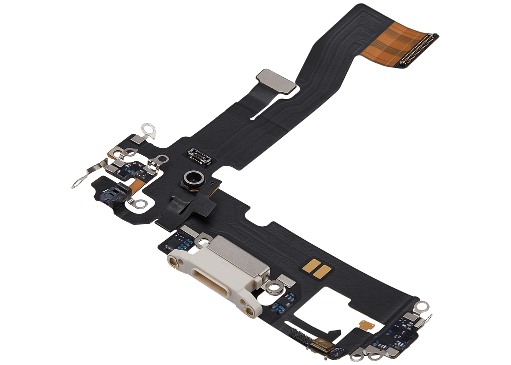 Ladebuchse-Flexkabel für iPhone 12 (OEM-Pull, gebraucht) (Weiß)
