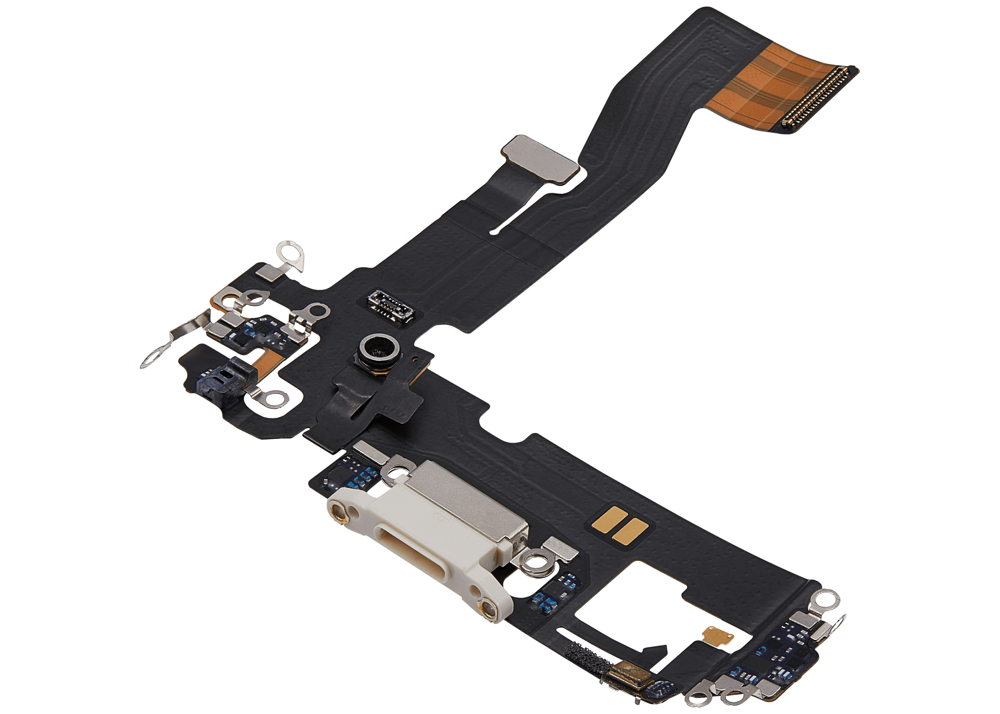 Ladebuchse-Flexkabel für iPhone 12 (OEM-Pull, gebraucht) (Weiß)