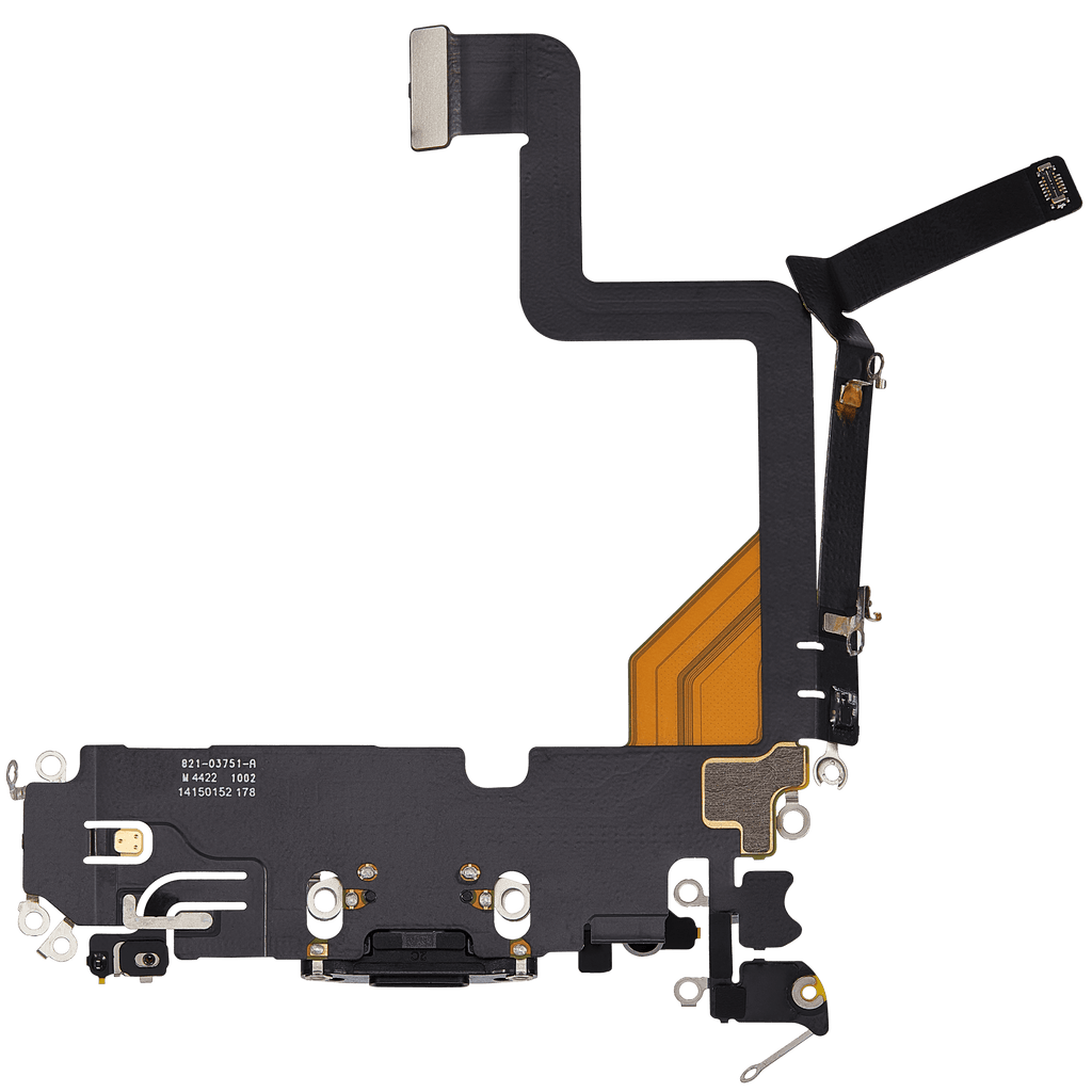 Charging Port Flex Cable for iPhone 14 Pro – OEM Refurbished (Space Black)