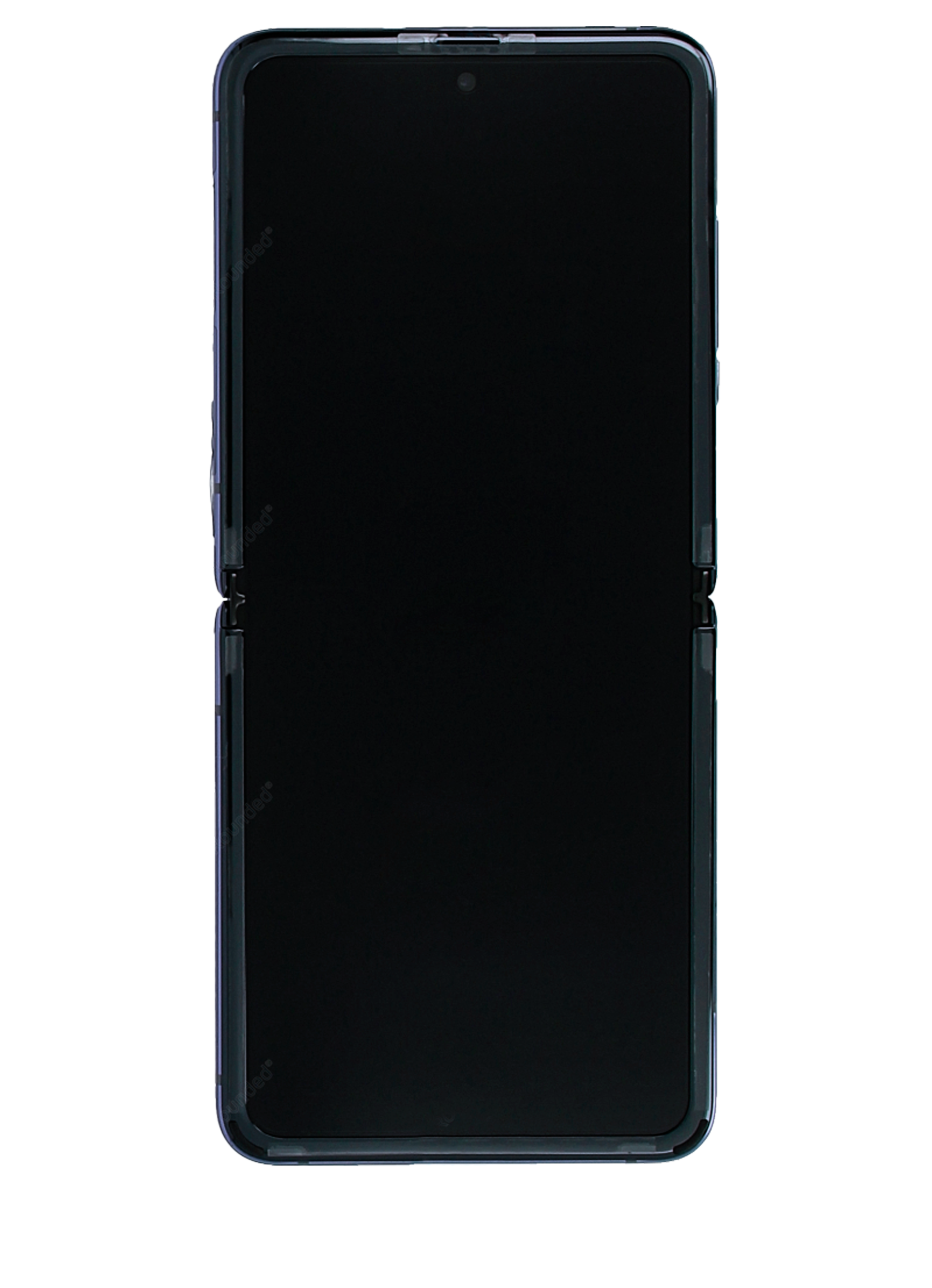Inner OLED-Display mit Rahmen für Samsung Galaxy Z Flip 5G (F707) (Service Pack) (Mirror Purple)