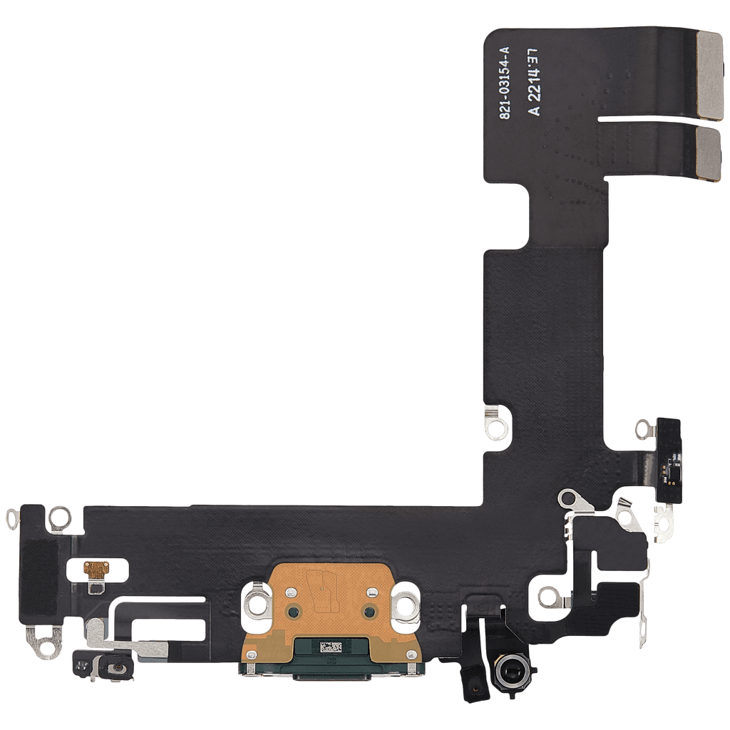Ladebuchse-Flexkabel für iPhone 13 (gebrauchter OEM-Ausbau) (Grün)
