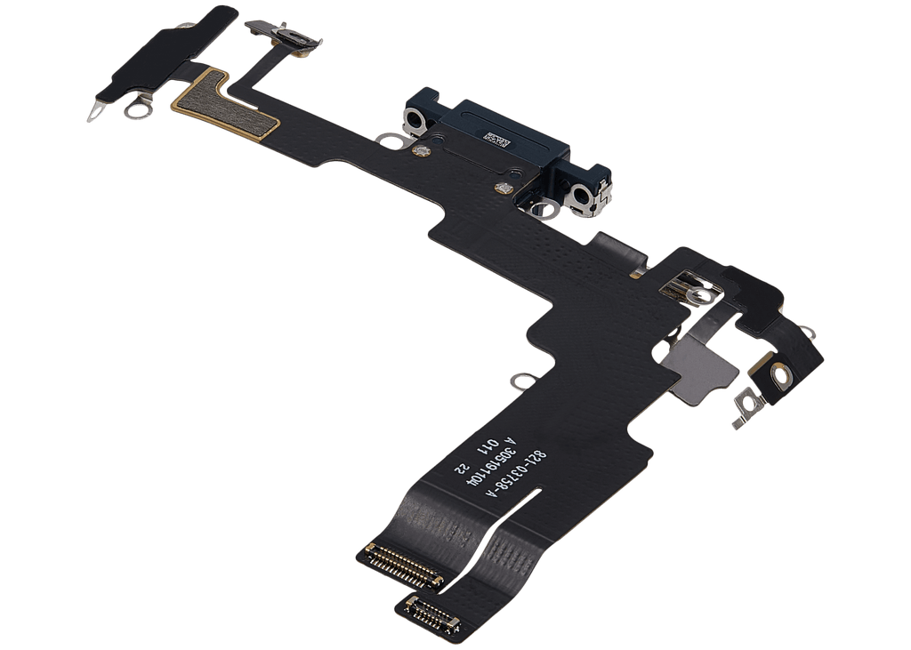 Ladebuchse Flexkabel für iPhone 14 (gebrauchter OEM-Ausbau) (Midnight)