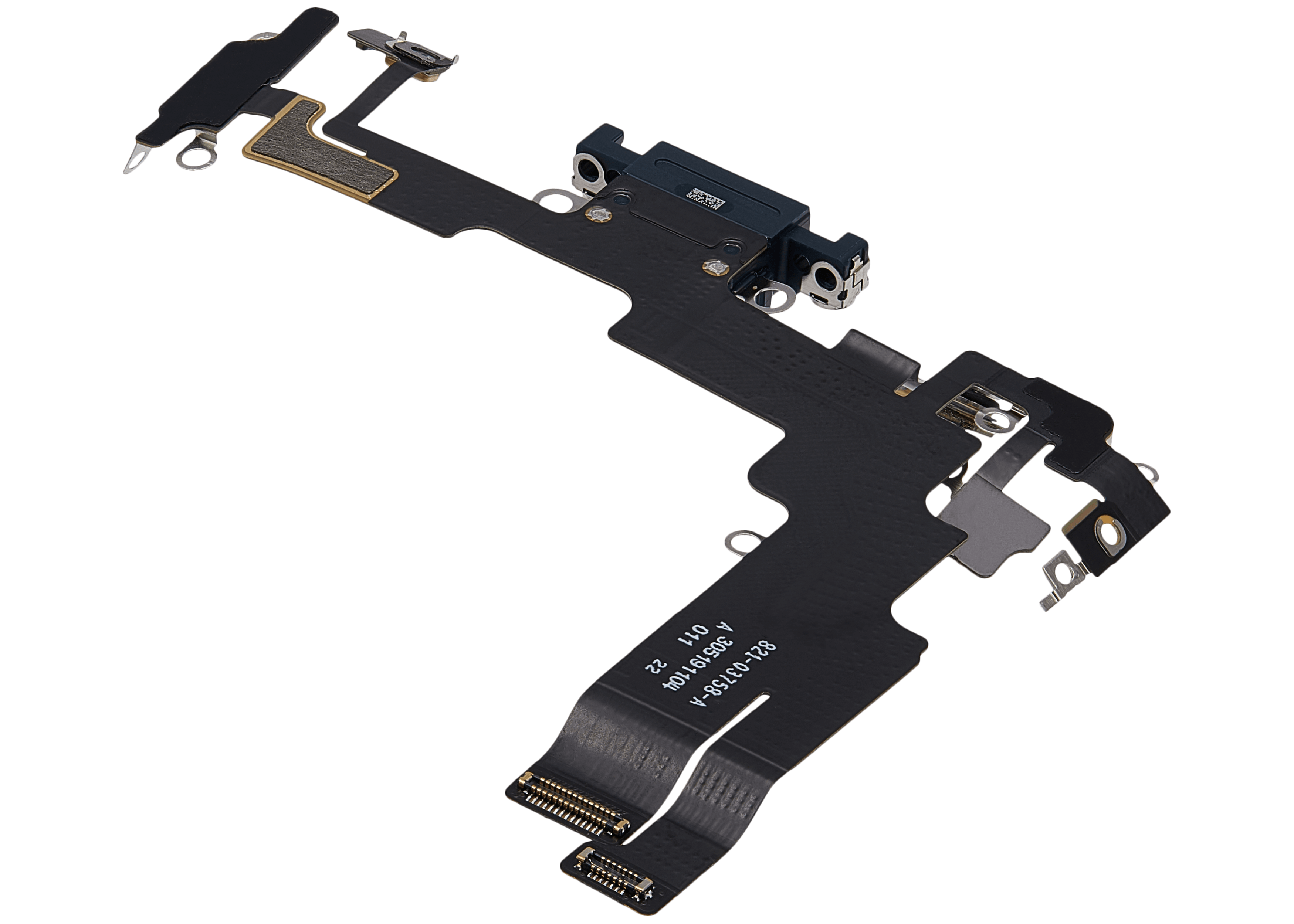 Ladebuchse Flexkabel für iPhone 14 (gebrauchter OEM-Ausbau) (Midnight)