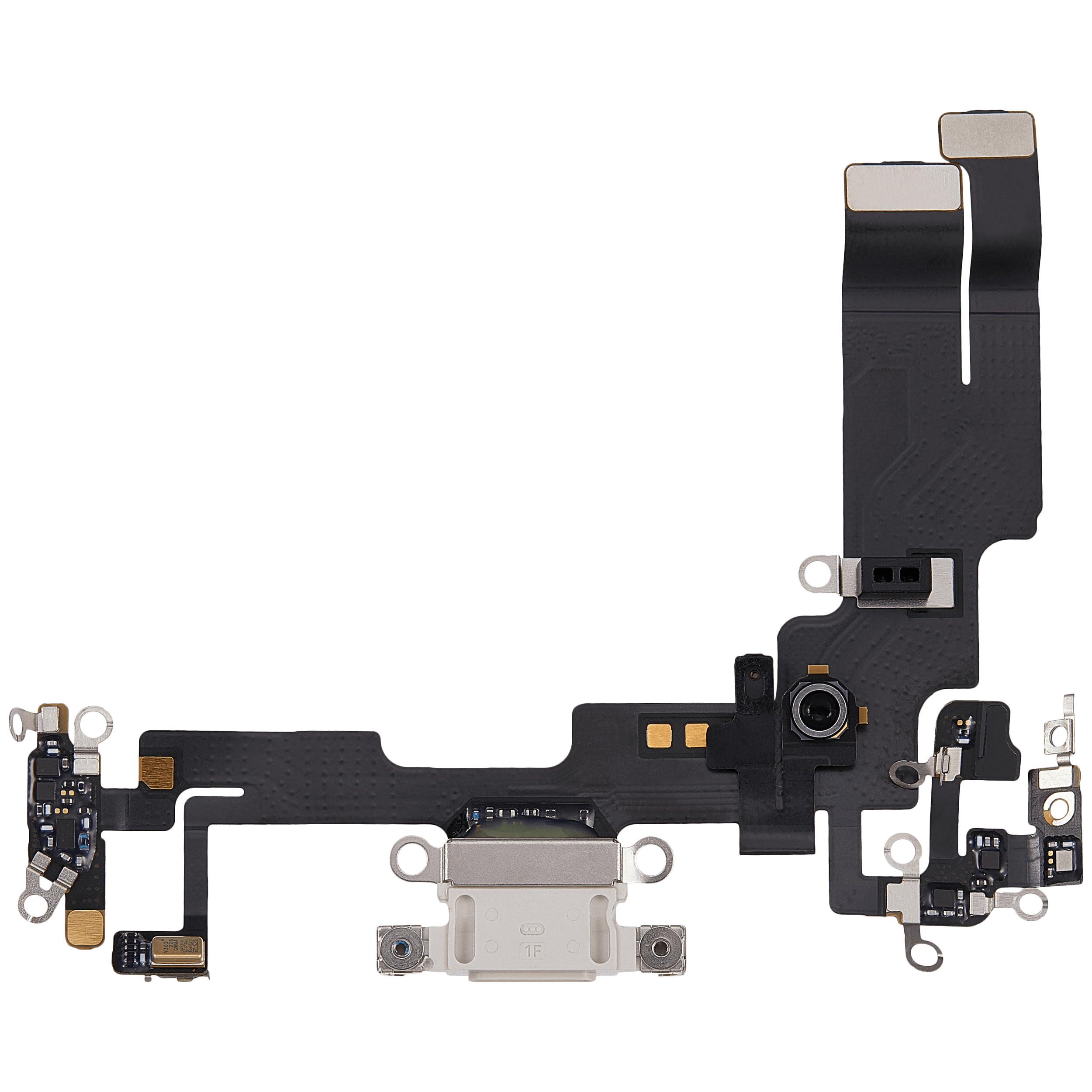 Ladebuchse-Flexkabel für iPhone 14 (gebrauchter OEM-Ausbau) (Starlight)