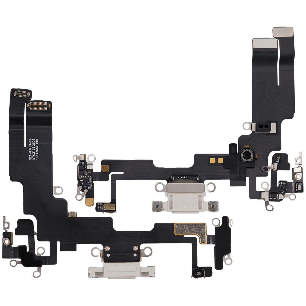 Ladebuchse-Flexkabel für iPhone 14 (gebrauchter OEM-Ausbau) (Starlight)