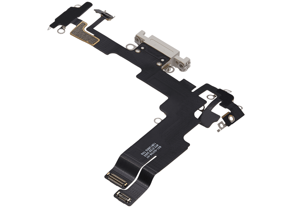 Ladebuchse-Flexkabel für iPhone 14 (gebrauchter OEM-Ausbau) (Starlight)
