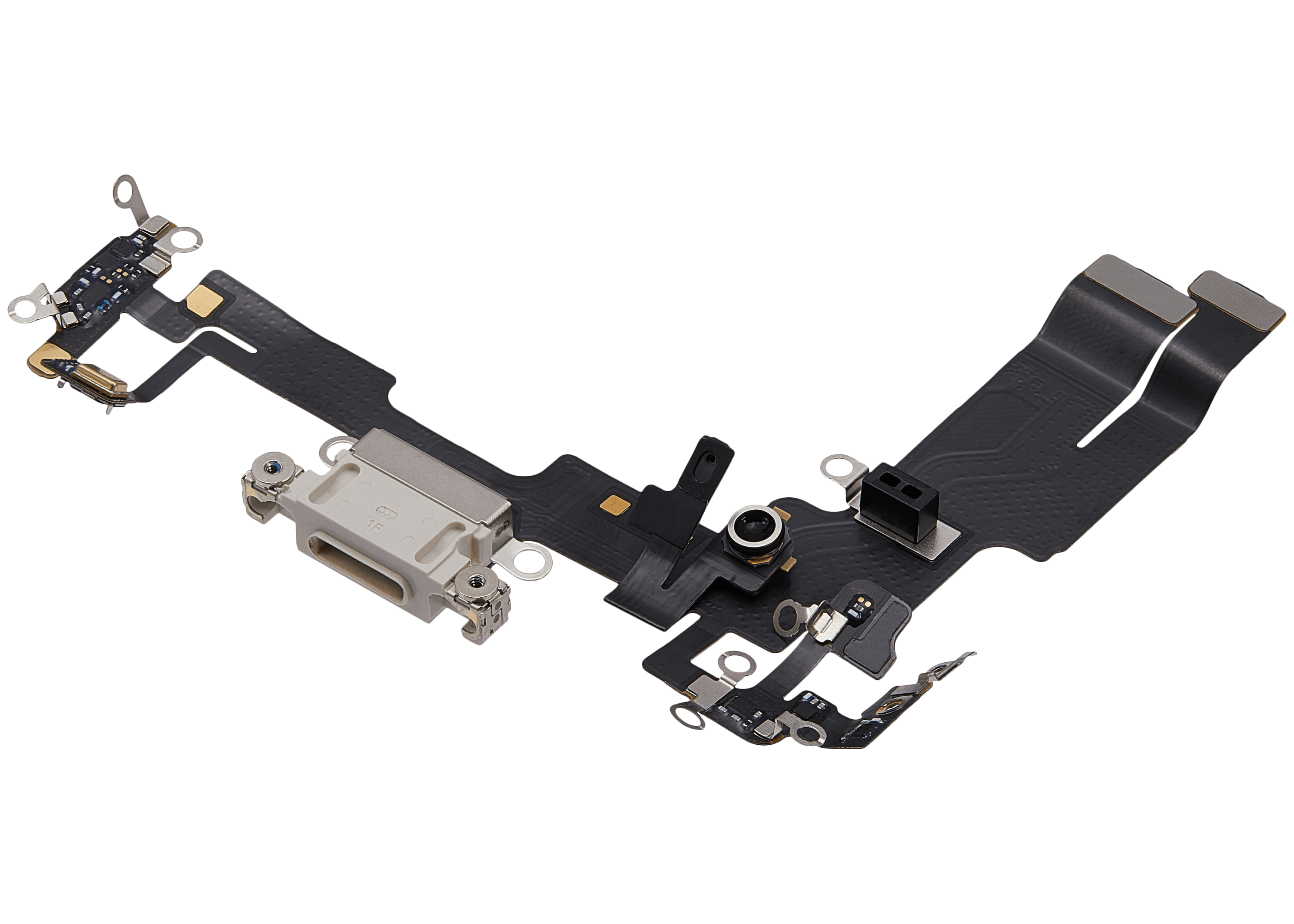 Ladebuchse-Flexkabel für iPhone 14 (gebrauchter OEM-Ausbau) (Starlight)