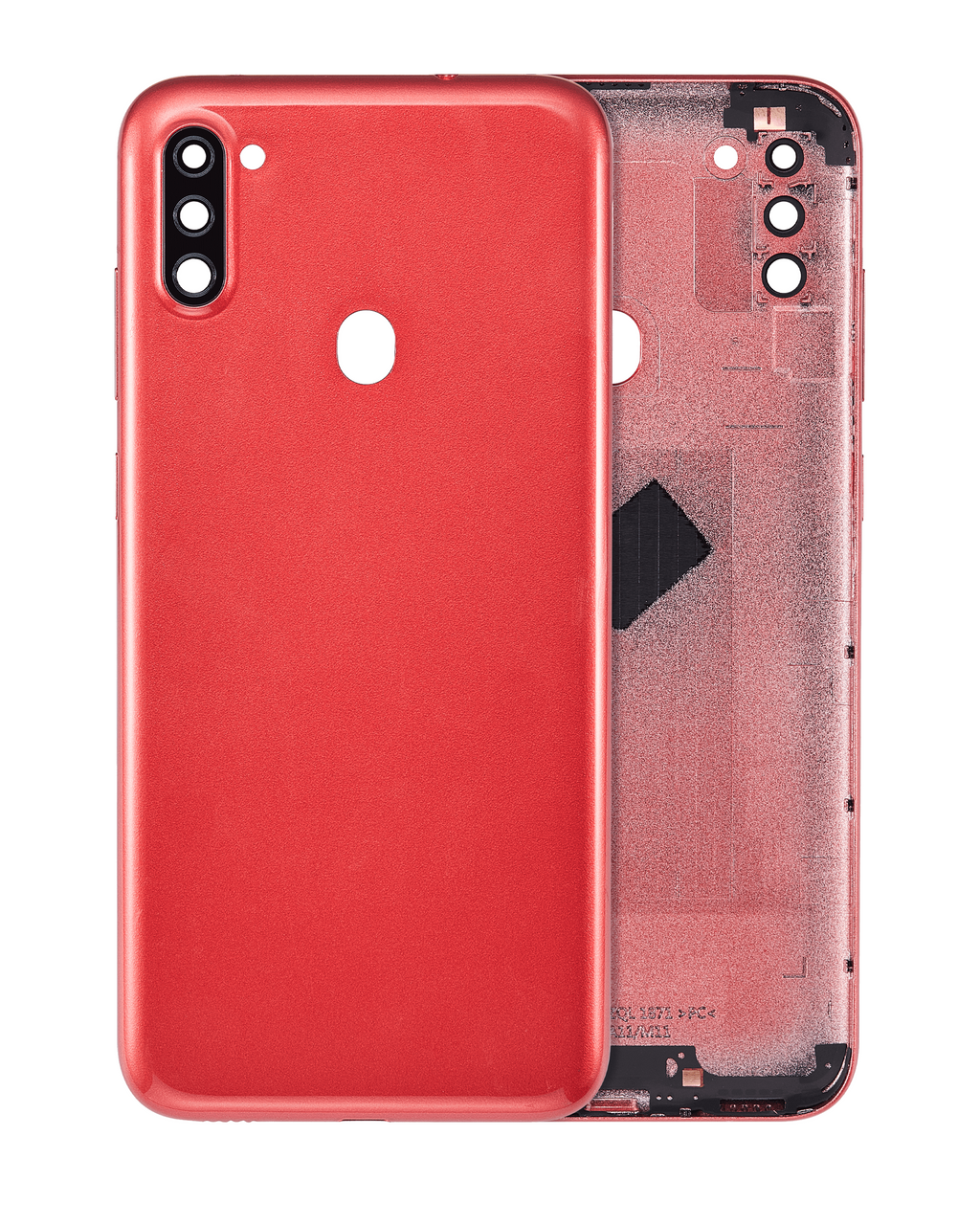 Back Cover with Camera Lens for Samsung Galaxy A11 (A115/2020) (International Version) (Aftermarket Plus) (Red)
