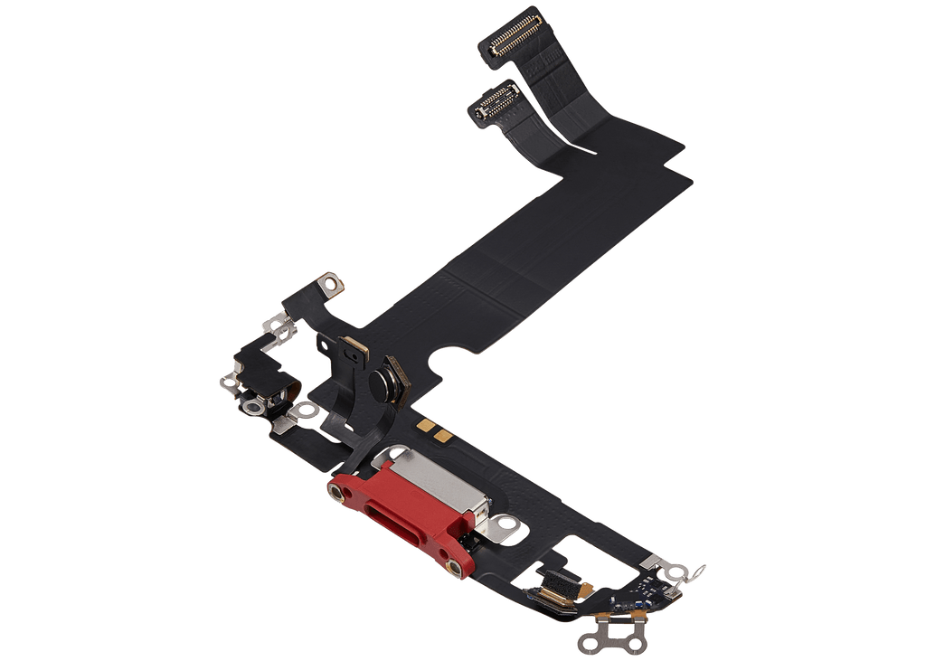 Charging Port Flex Cable for iPhone 12 Mini (used OEM part) (Red)