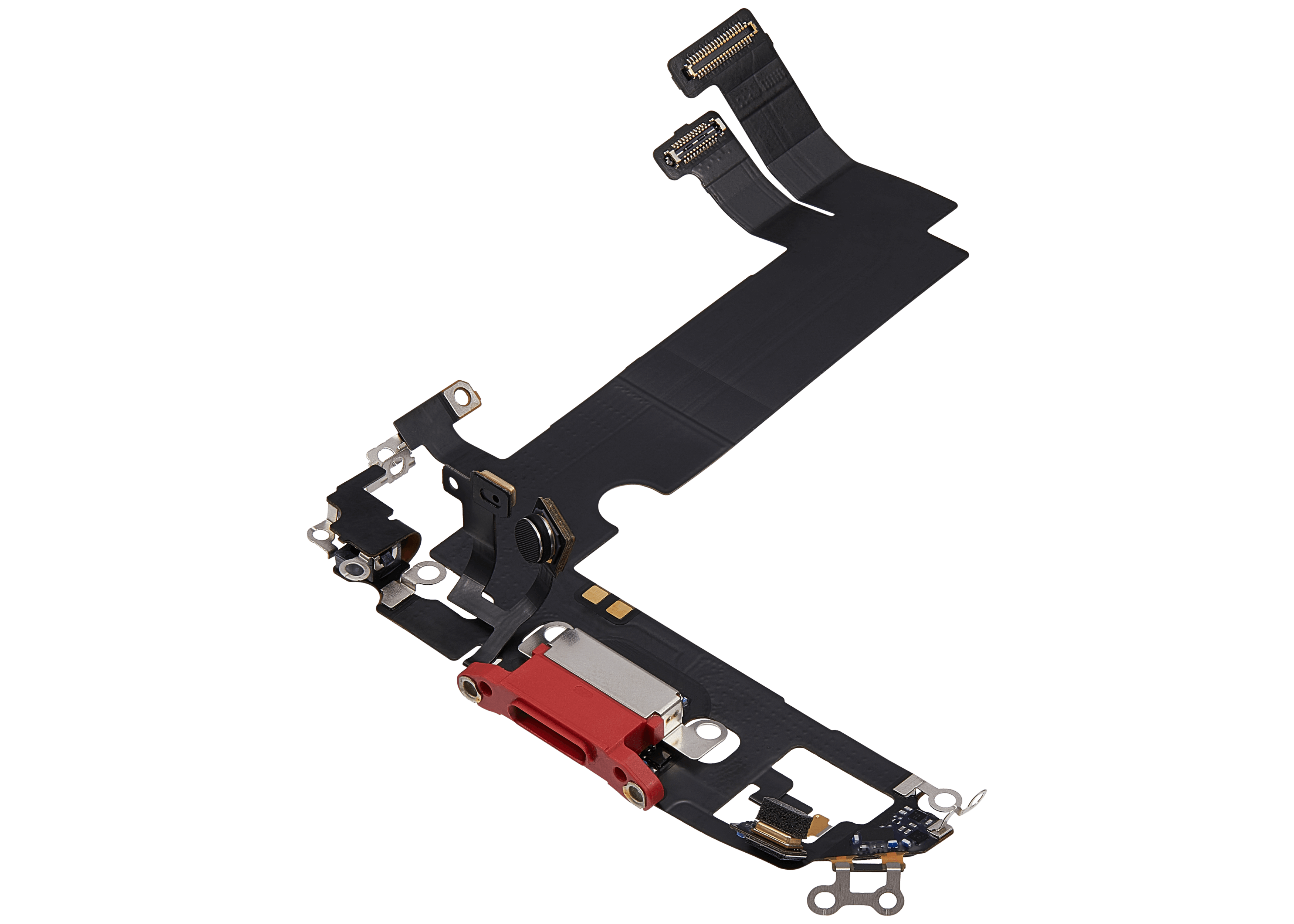 Charging Port Flex Cable for iPhone 12 Mini (used OEM part) (Red)