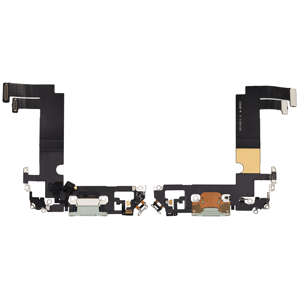 Ladebuchse-Flexkabel für iPhone 12 Mini (gebrauchter OEM-Ausbau) (Grün)