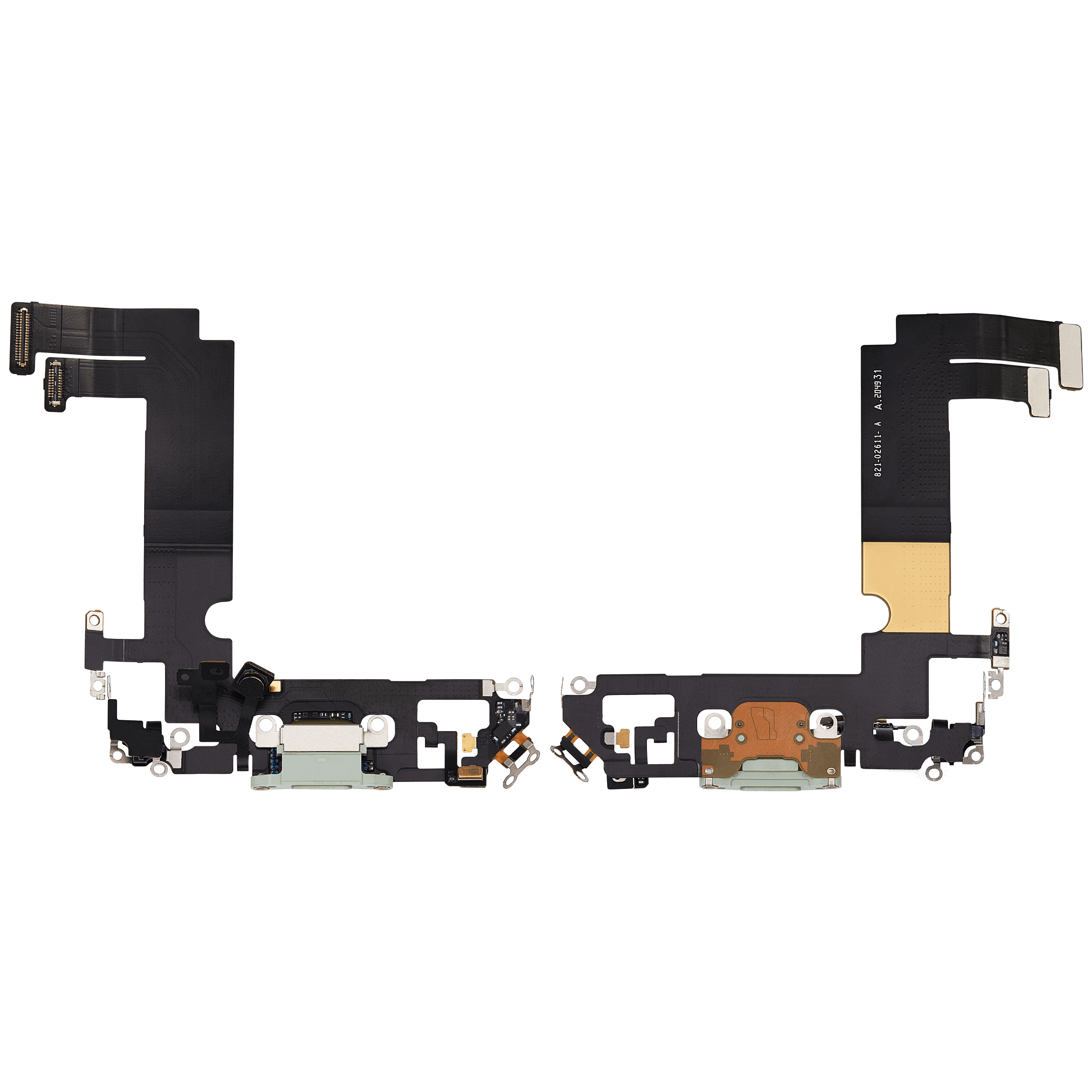 Ladebuchse-Flexkabel für iPhone 12 Mini (gebrauchter OEM-Ausbau) (Grün)