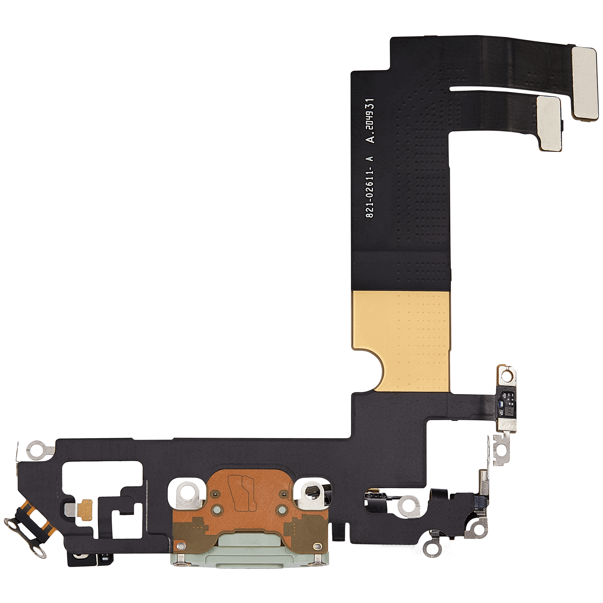 Ladebuchse-Flexkabel für iPhone 12 Mini (gebrauchter OEM-Ausbau) (Grün)
