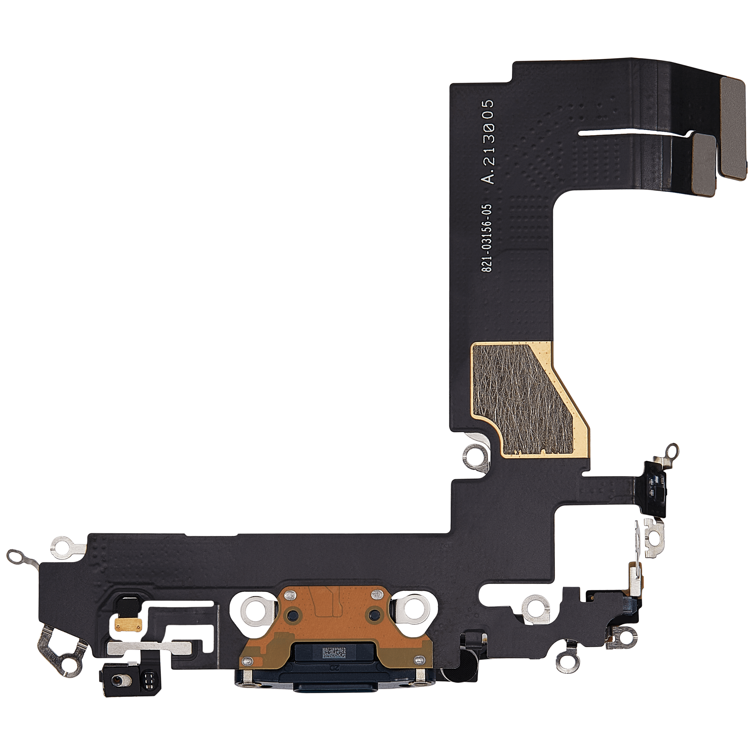 Ladebuchse-Flexkabel für iPhone 13 Mini (gebrauchter OEM-Ausbau) (Midnight)