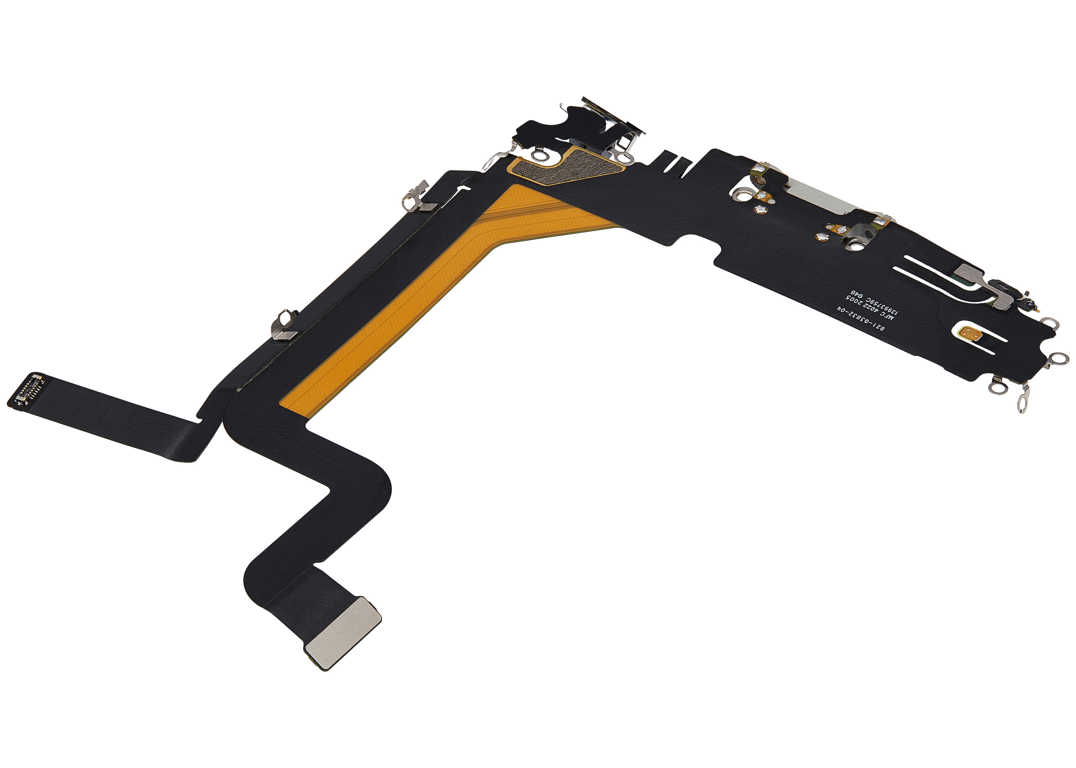 Charging Port Flex Cable for iPhone 14 Pro Max (Used OEM Pull) (Silver)